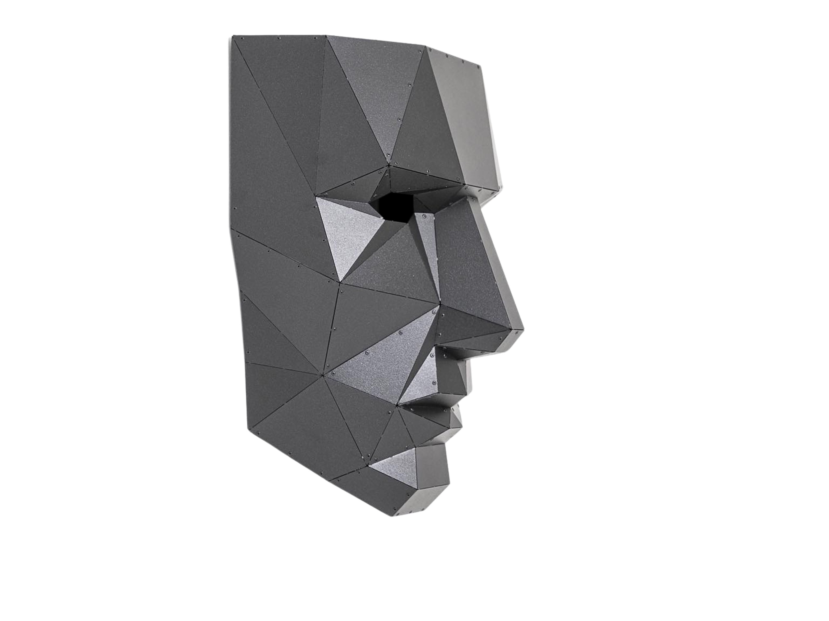 3D Metal İnsan Sureti Heykeli