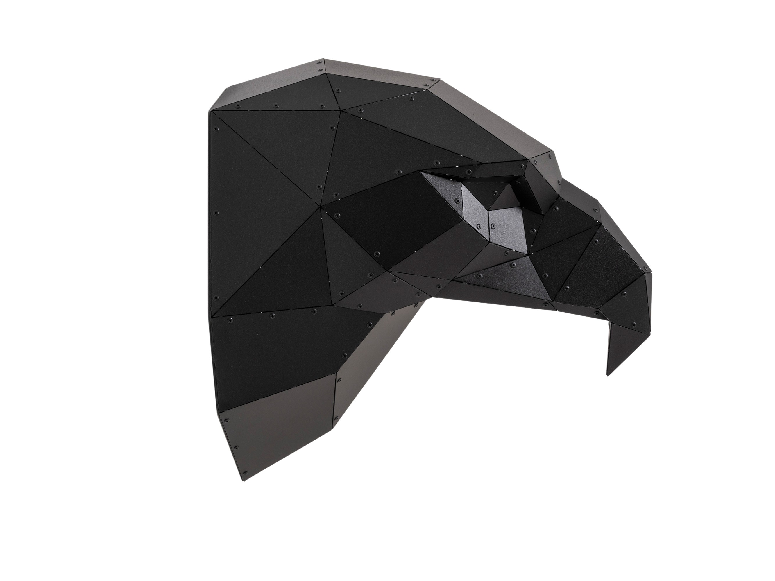 3D Metal Kartal Kafası Heykeli