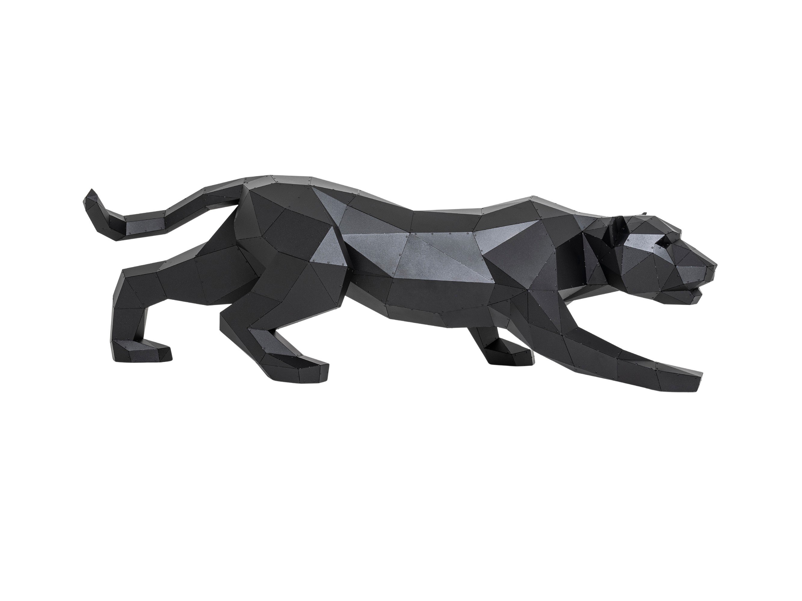 3D Metal Panter Heykeli