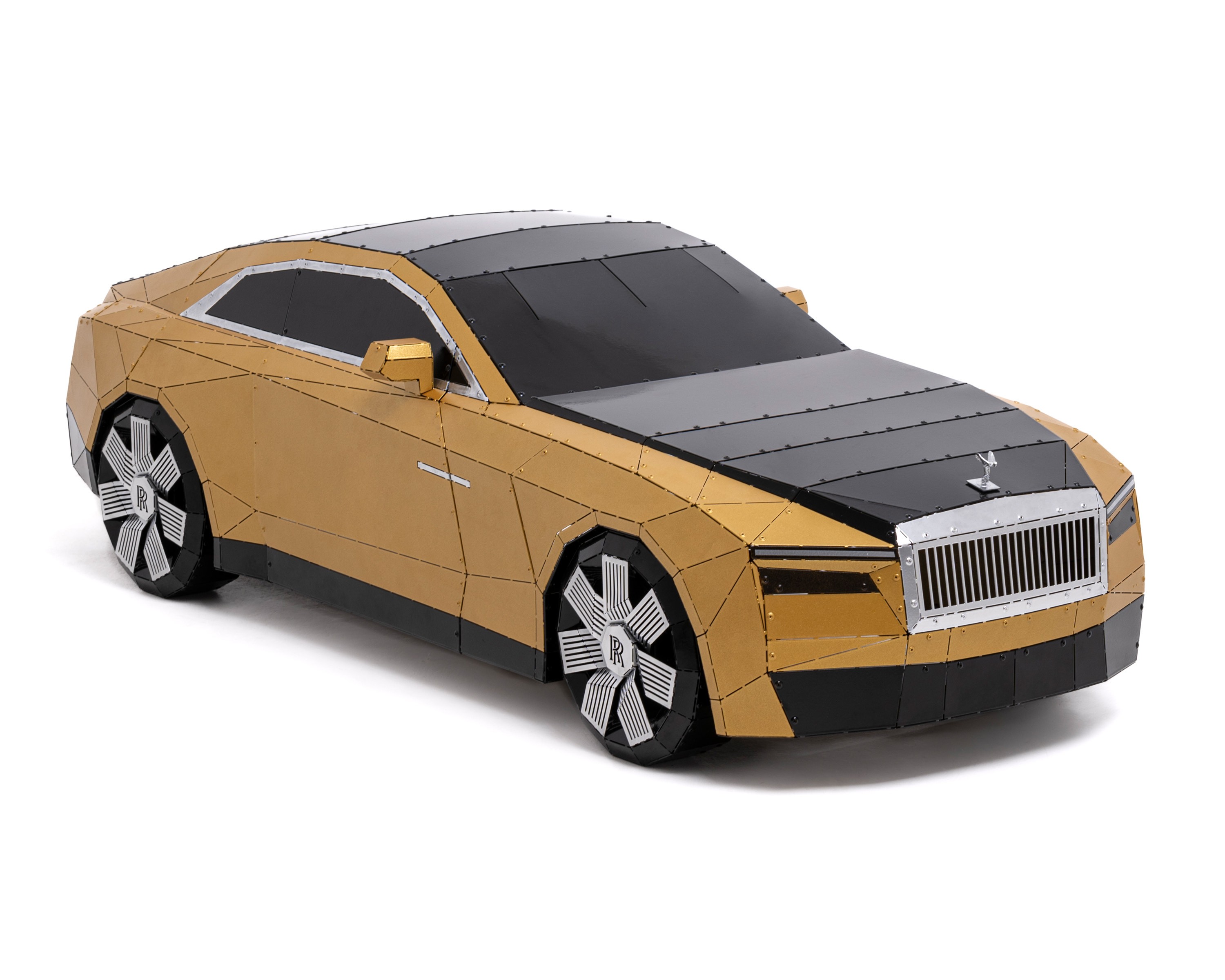 3D Metal Rolls Royce Spectre Araba Heykeli
