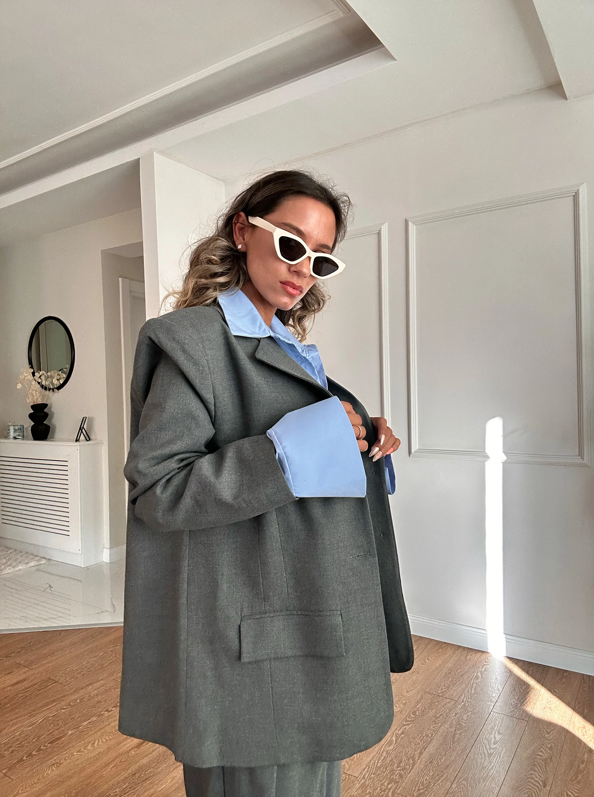 Poliviskon Blazer Ceket