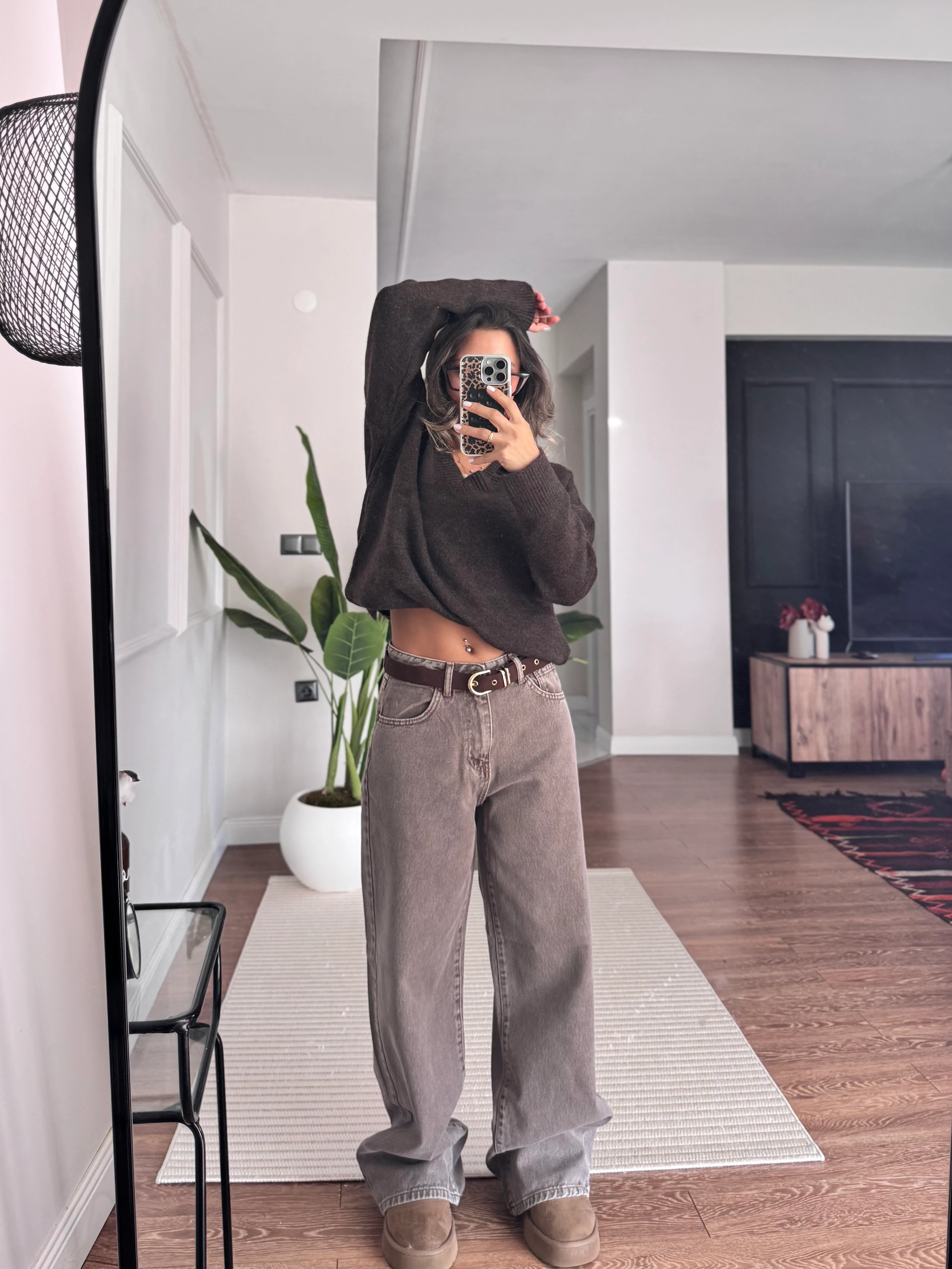 Yüksek Bel Palazzo Jean