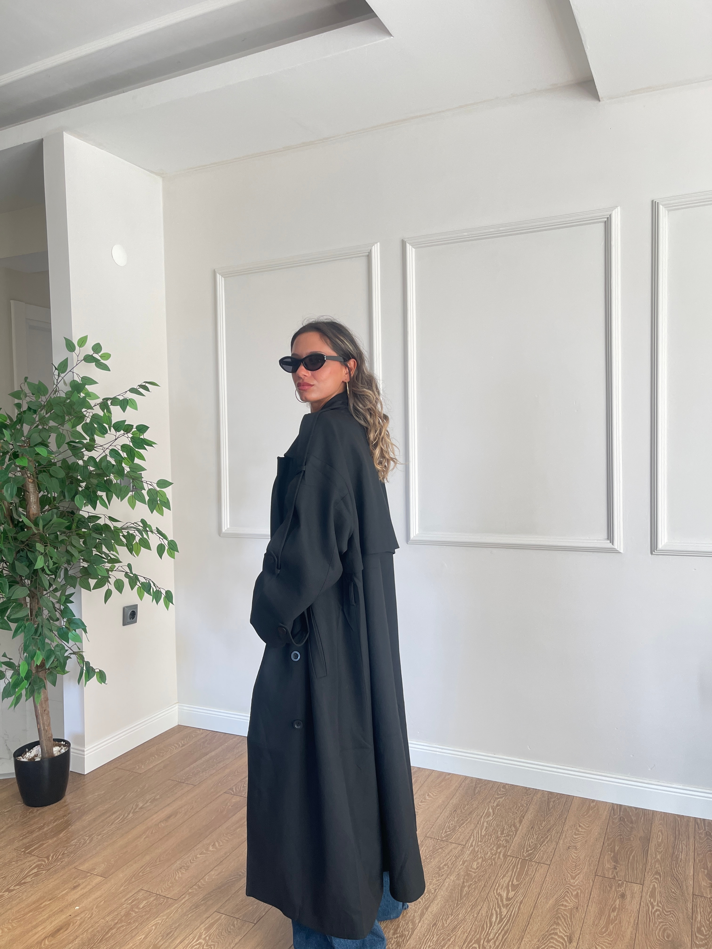 Uzun Oversize Trençkot
