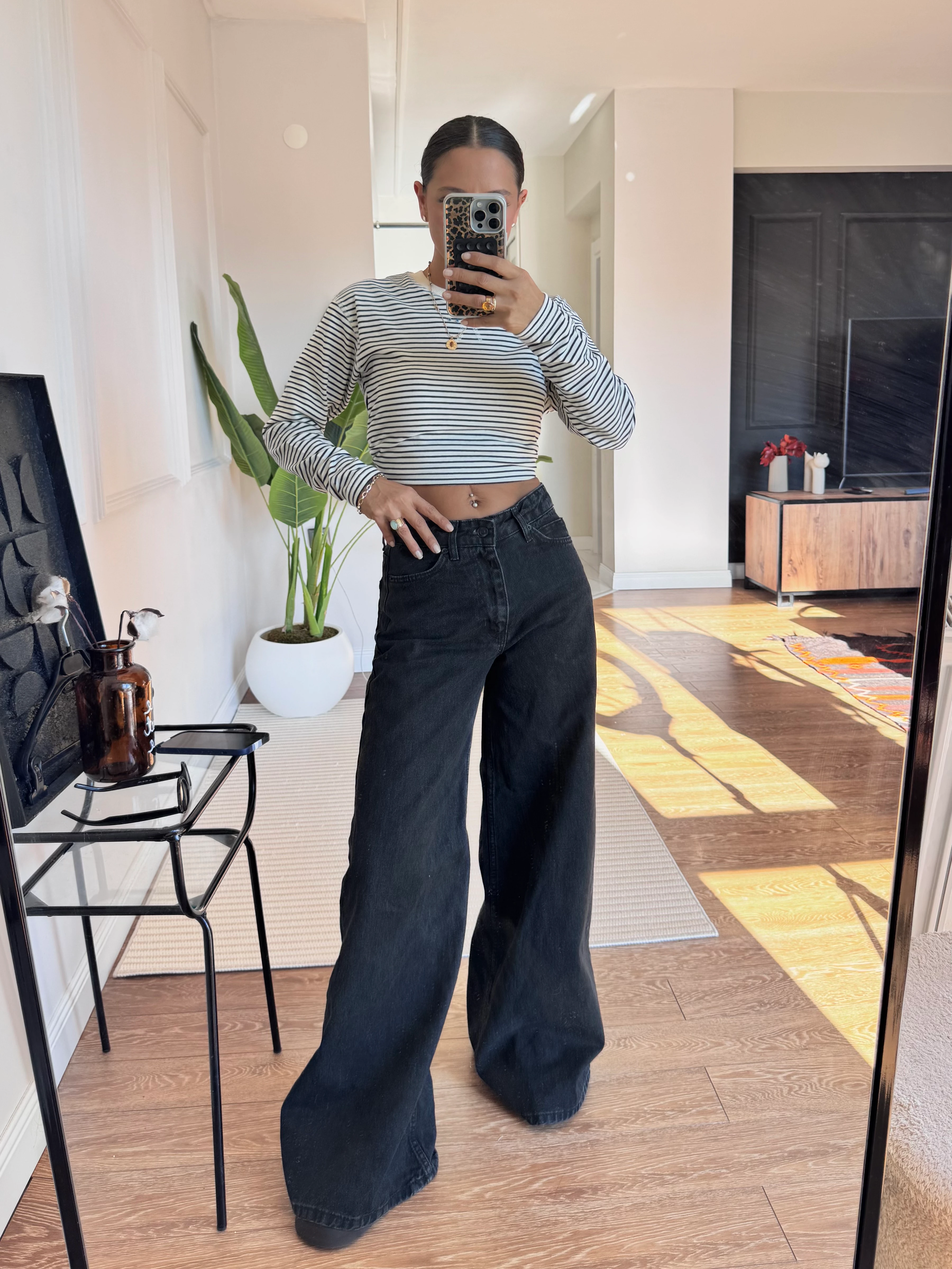 ZRA Wide Leg Jean