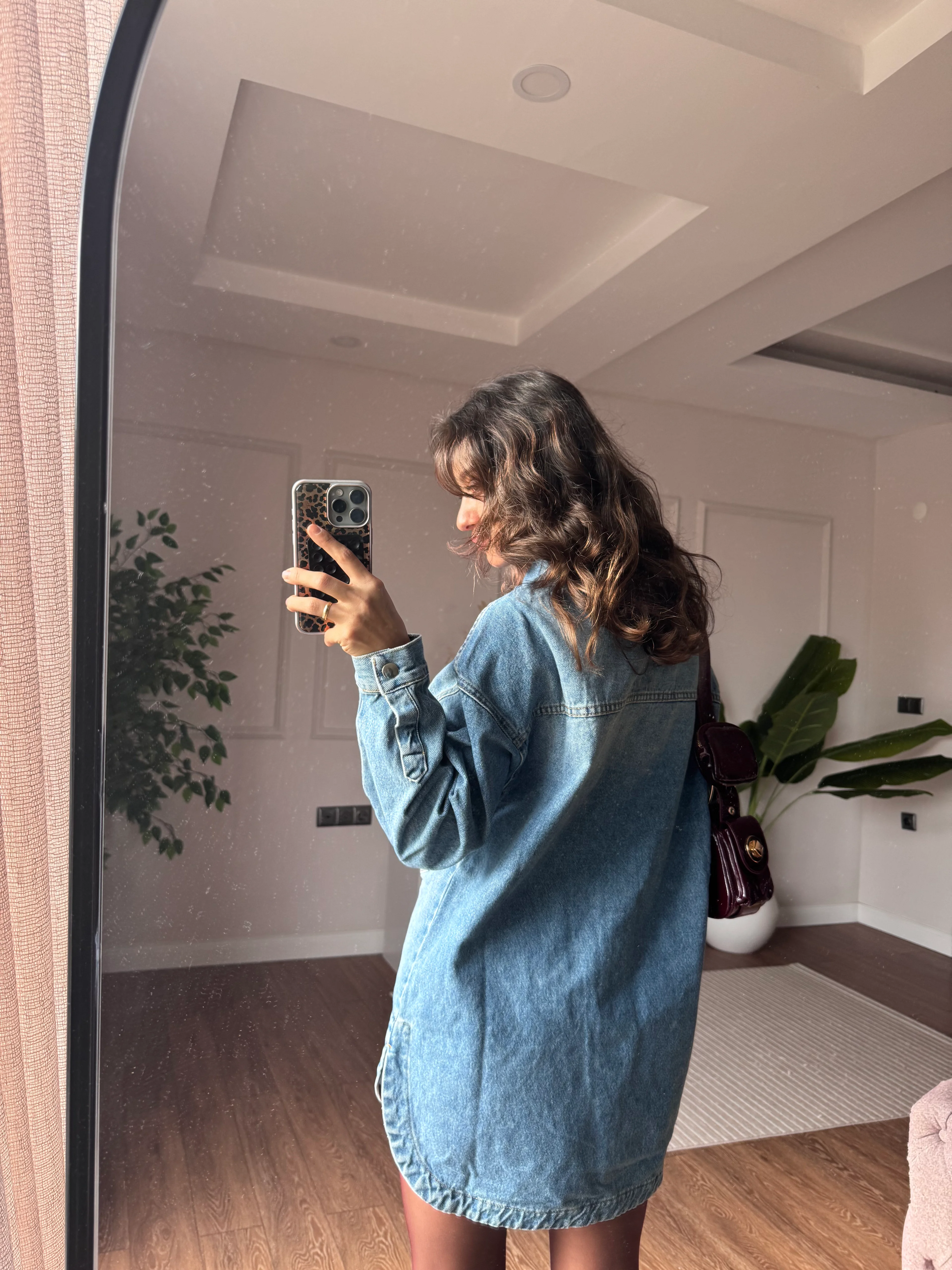 Zra Oversize Denim Ceket