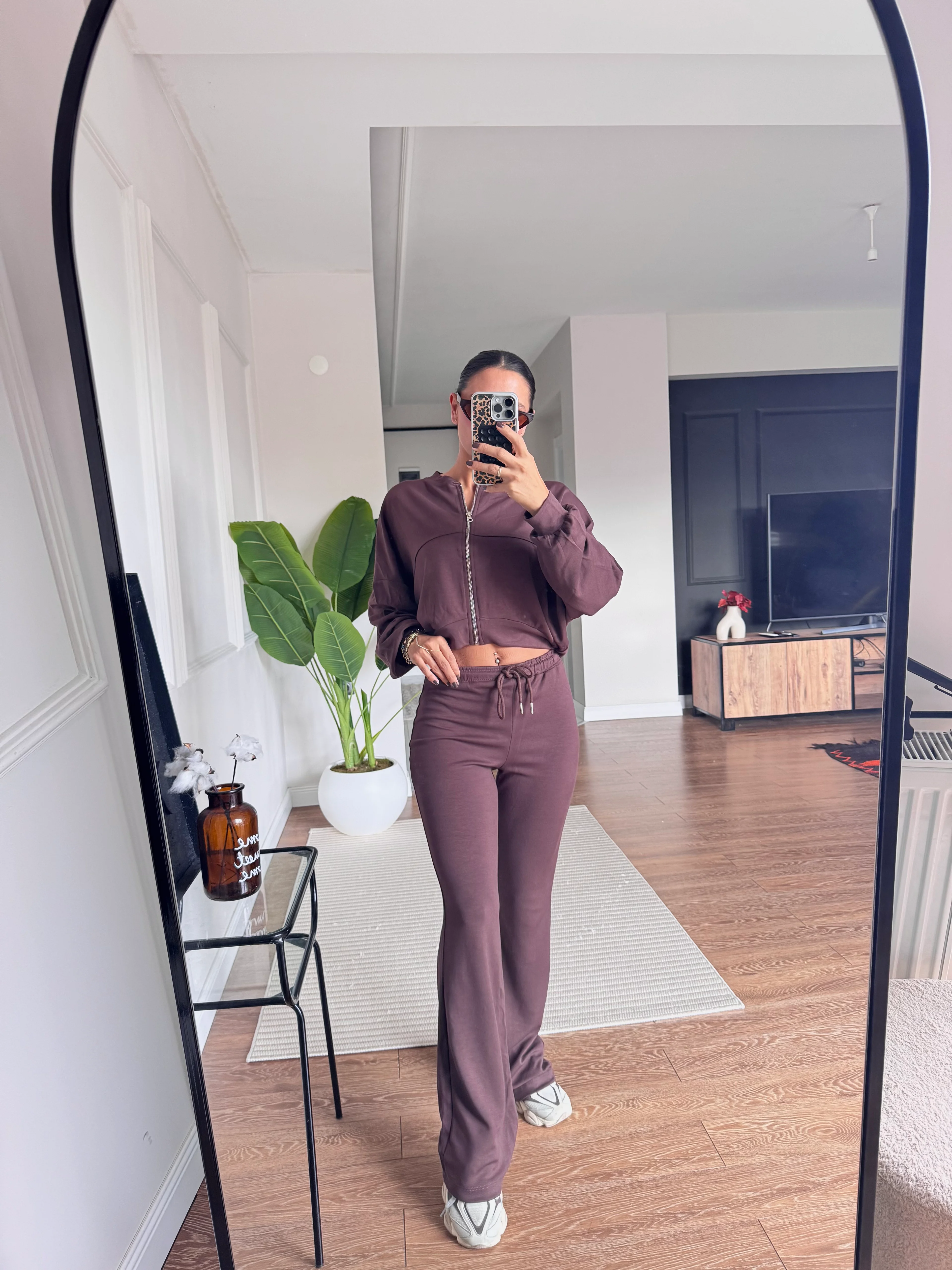 İspanyol Paça Bomber Ceket Takım