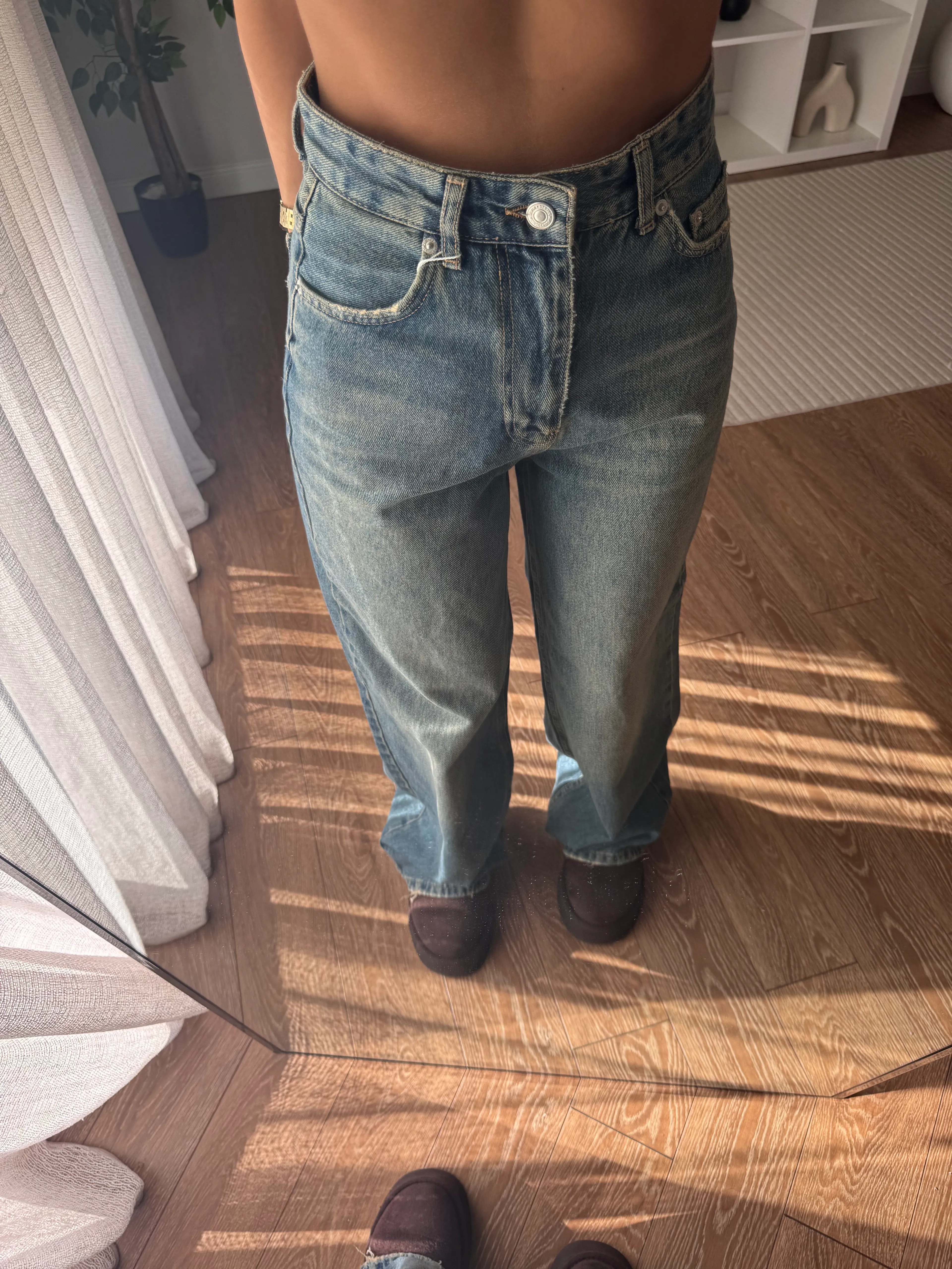 Wide Leg Palazzo Jean