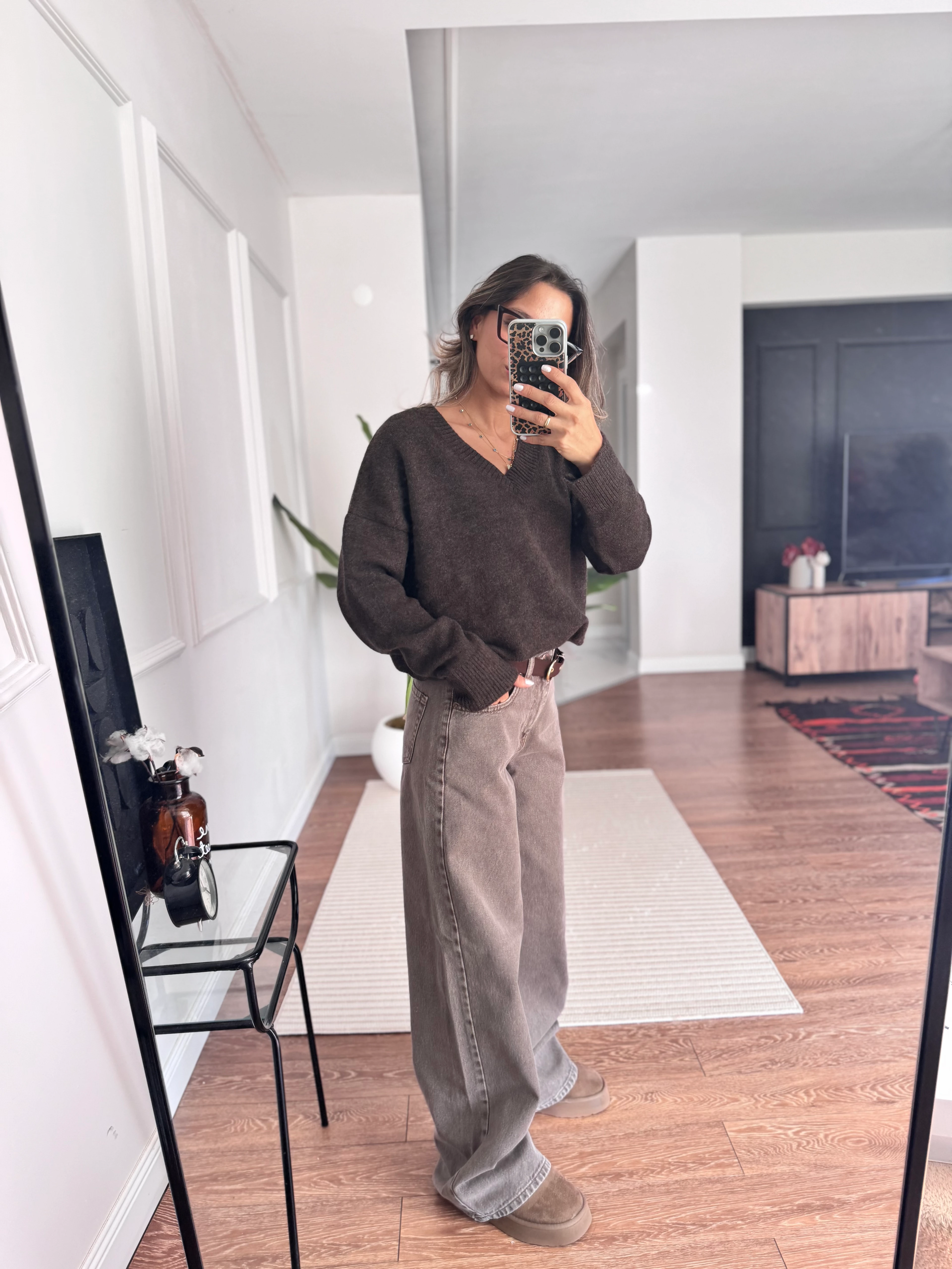 Yüksek Bel Palazzo Jean