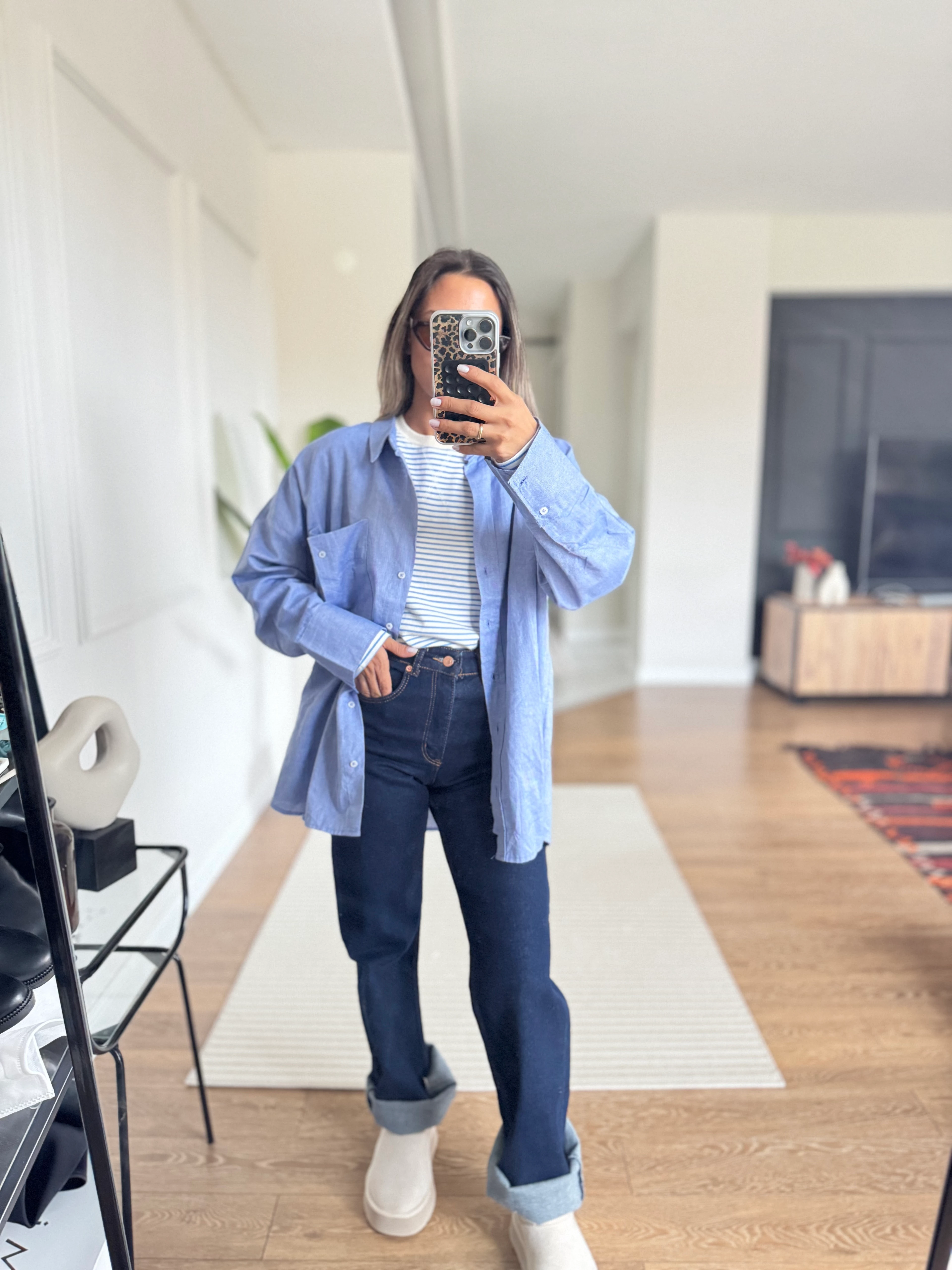 Düz Kesim Jean Pantolon