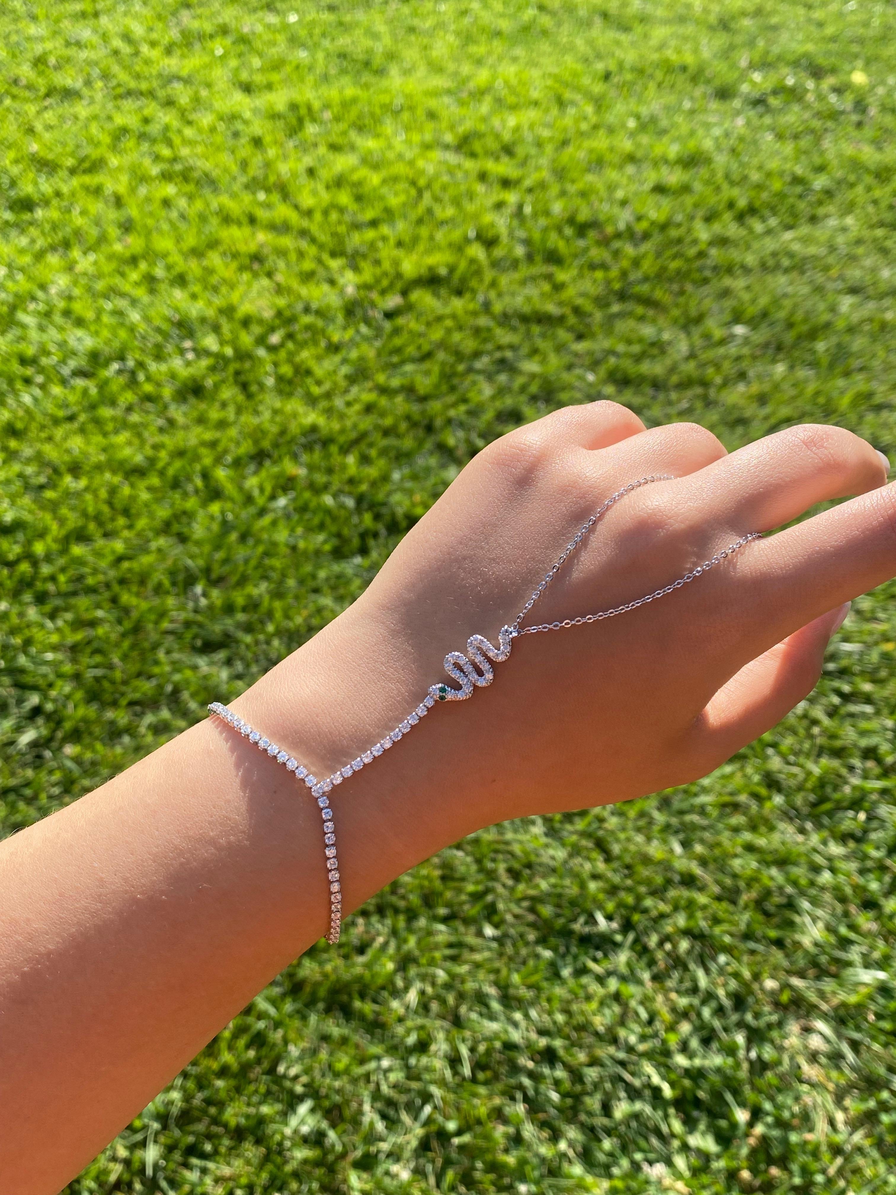 Silver Rengi Yılan Figürlü Şahmeran