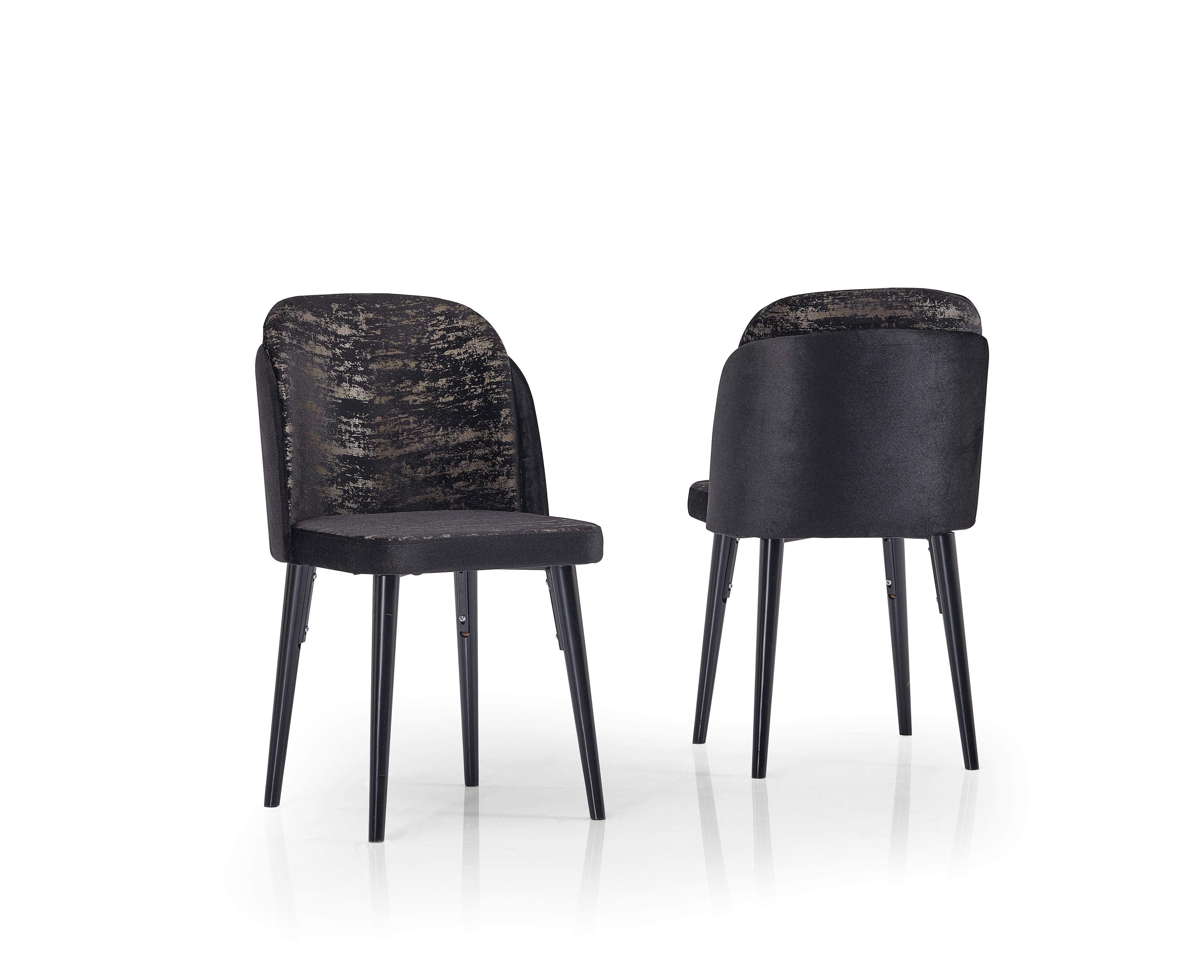 Olesivo Ottoman Luxury Chair - Black