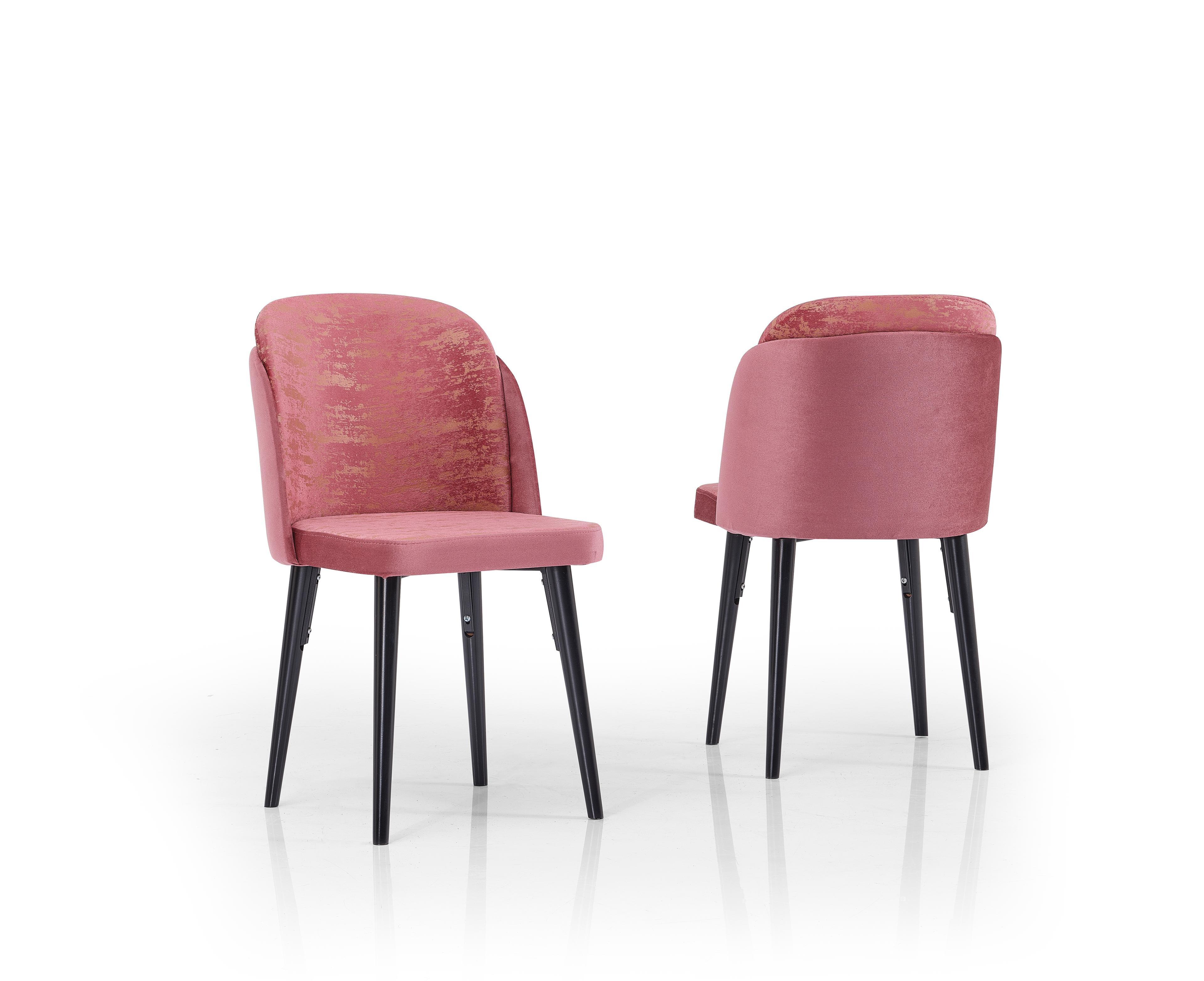 Olesivo Ottoman Luxury Chair - Pink