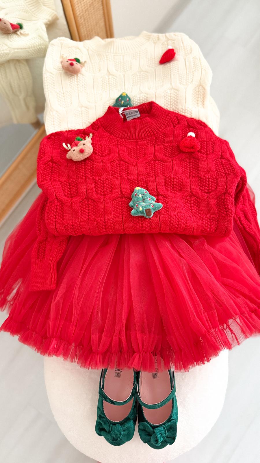 KIRMIZI KABARIK TÜL ETEK