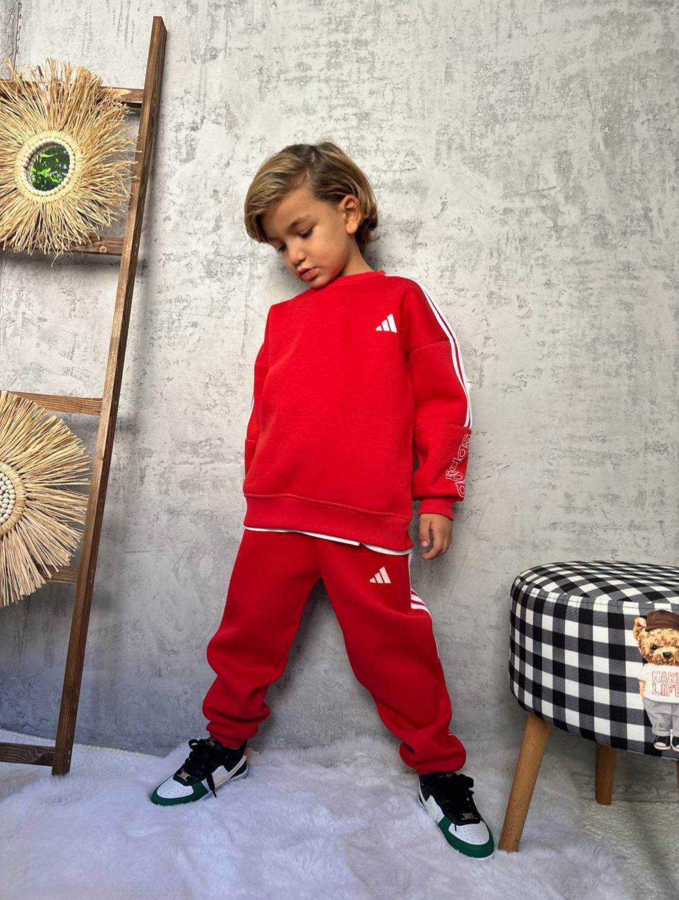 KIRMIZI UNİSEX ADİDAS TAKIM