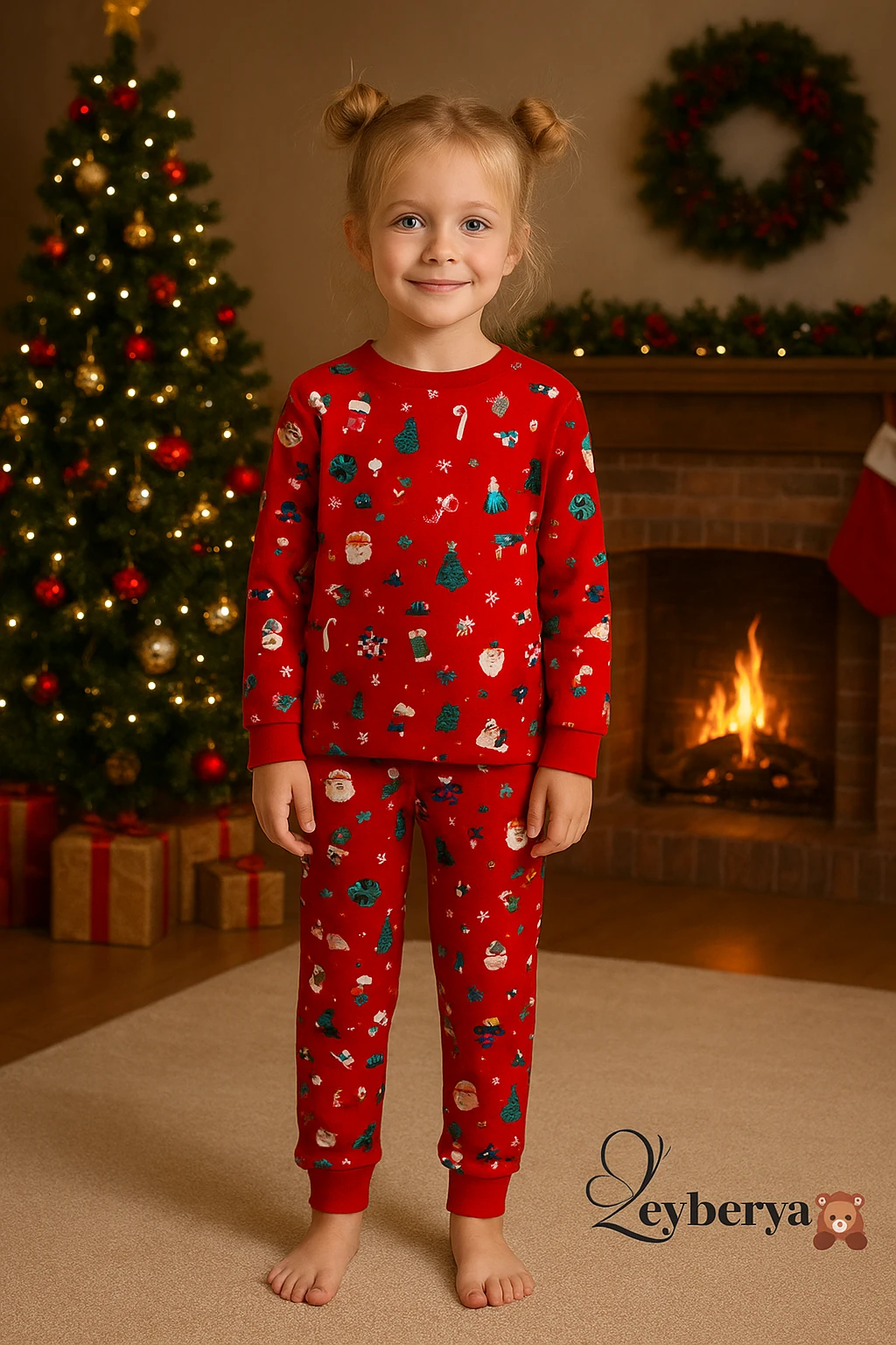 YILBAŞI TEMALI UNİSEX PİJAMA TAKIMI | KIZ | ERKEK