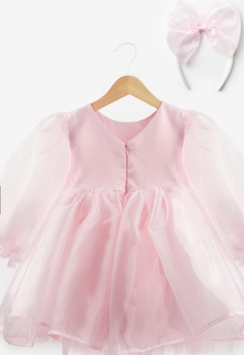 PEMBE ELBİSE(TAÇLI)