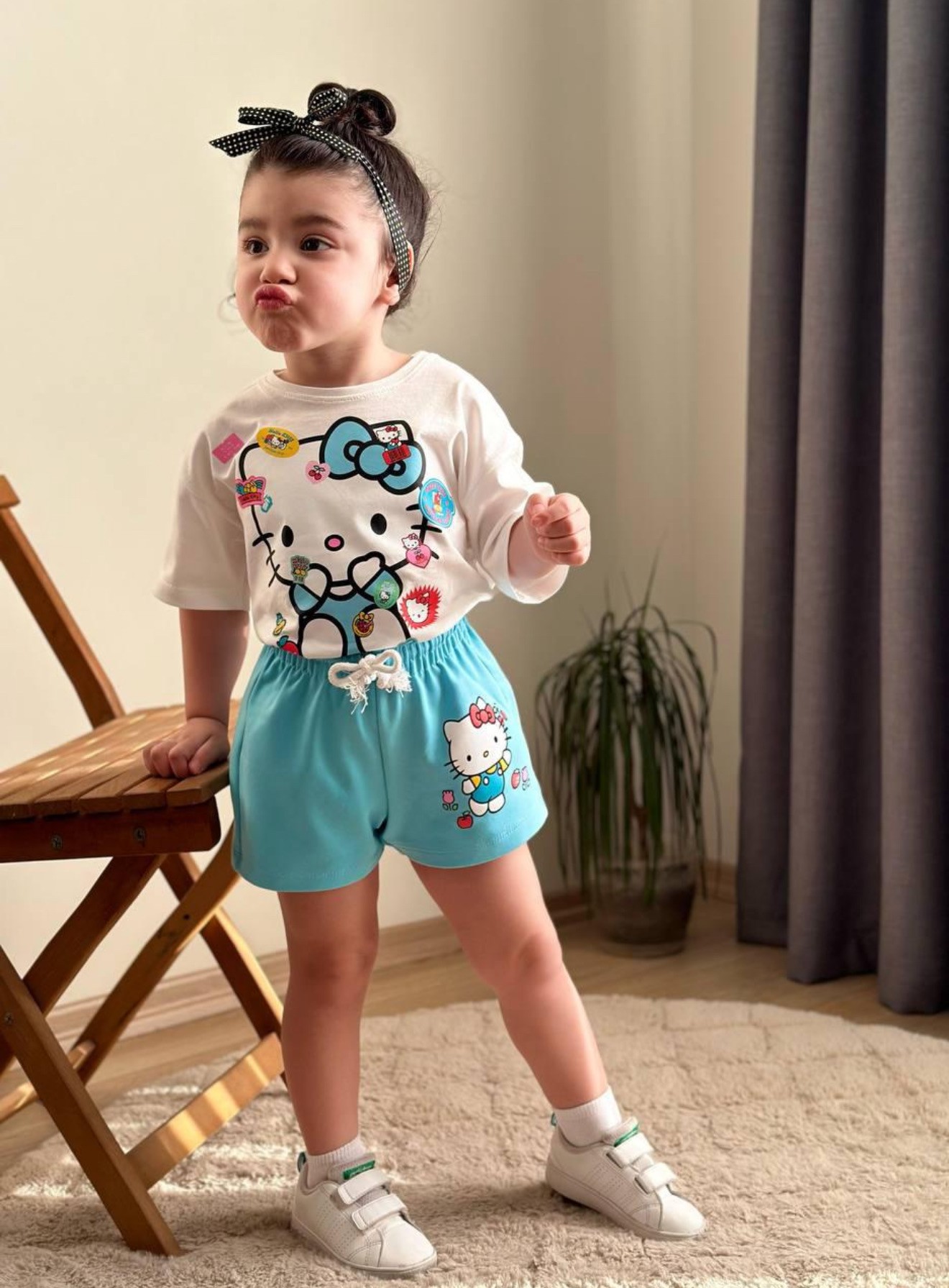 ŞORTLU HELLOKİTTY TAKIM TURKUAZ