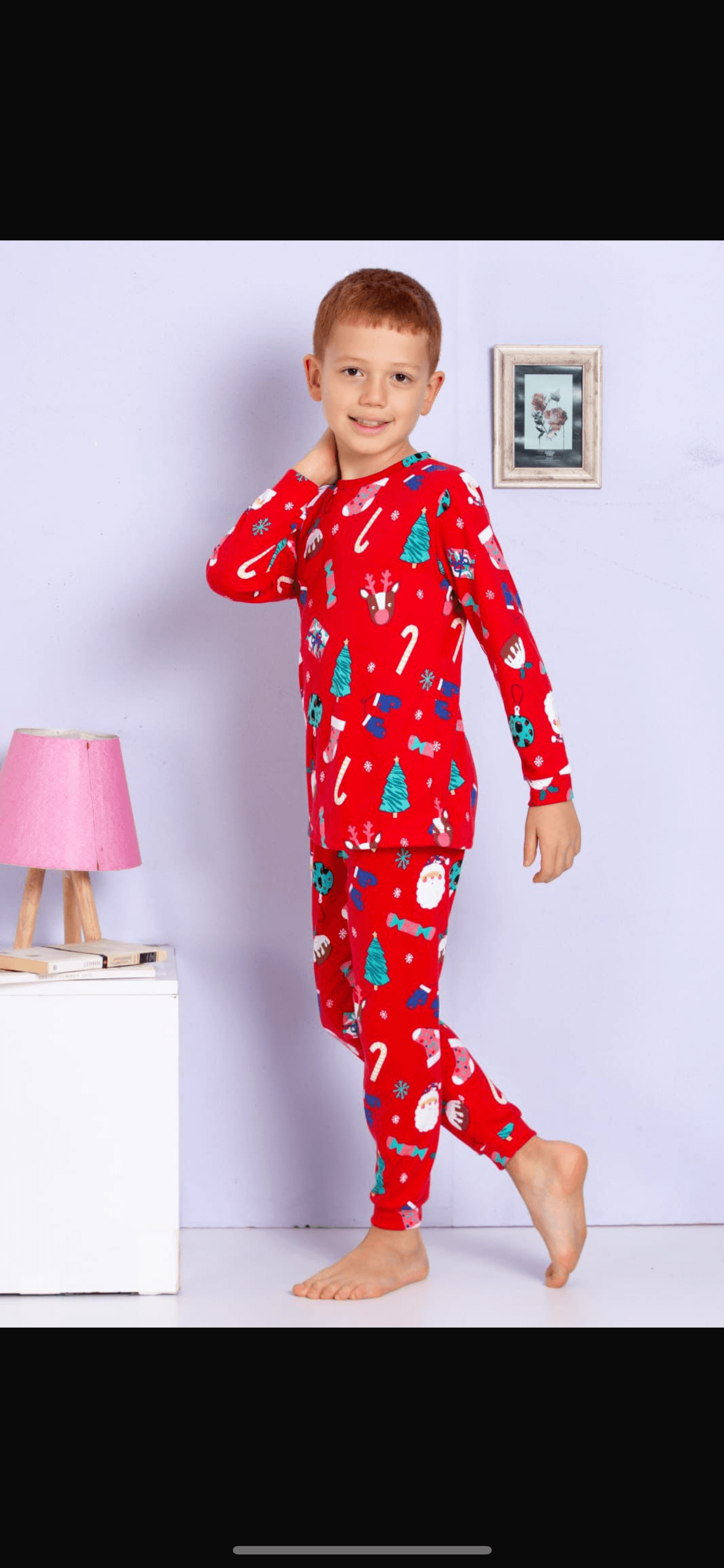 Yılbaşı temalı pijama takımı  I unisex