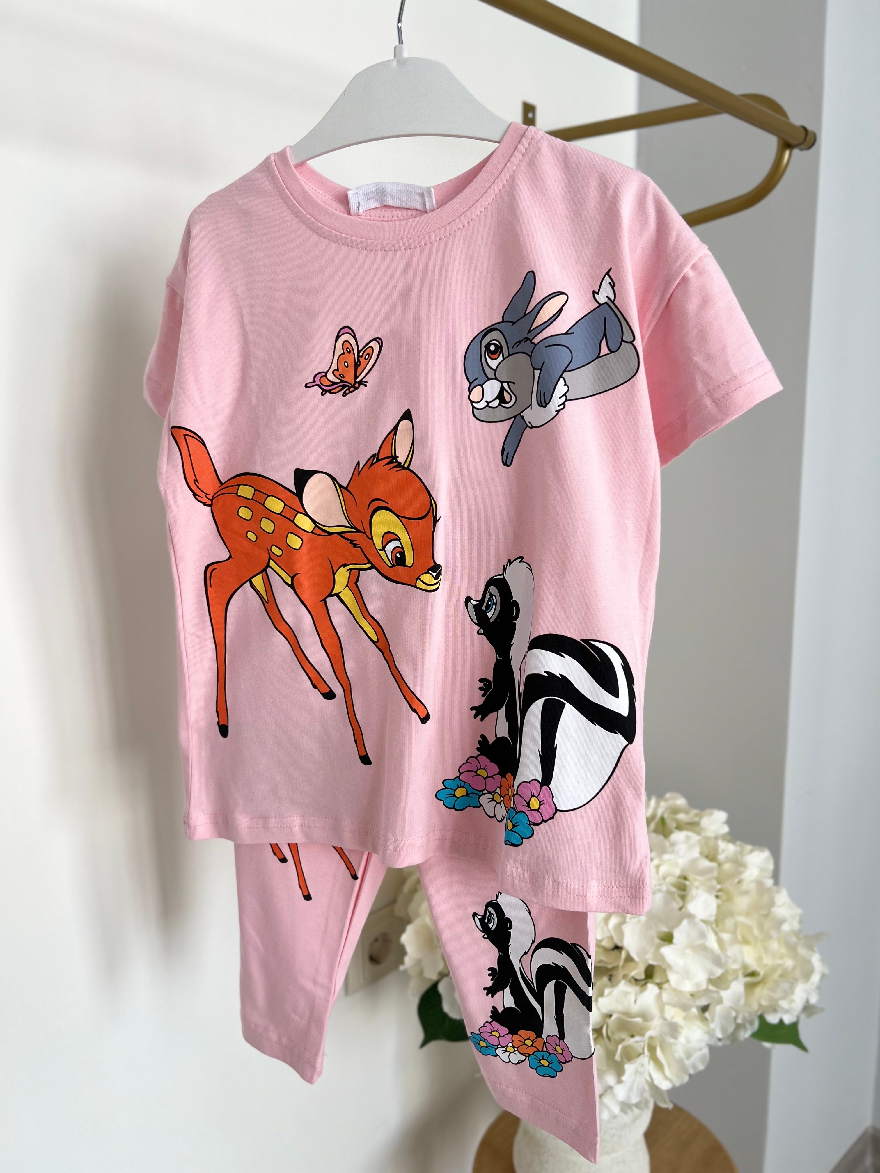 KAPRİ TAYTLI PEMBE BAMBİ TAKIM