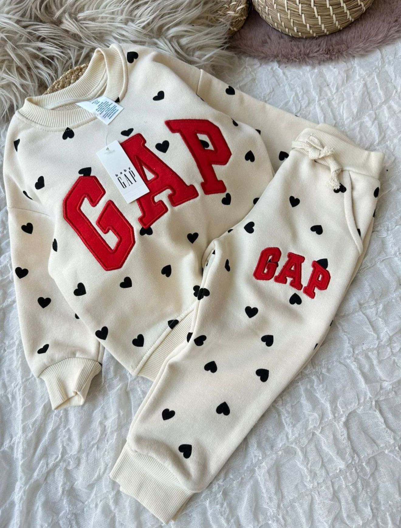 PREMİUM KUMAŞ KALPLİ GAP TAKIM