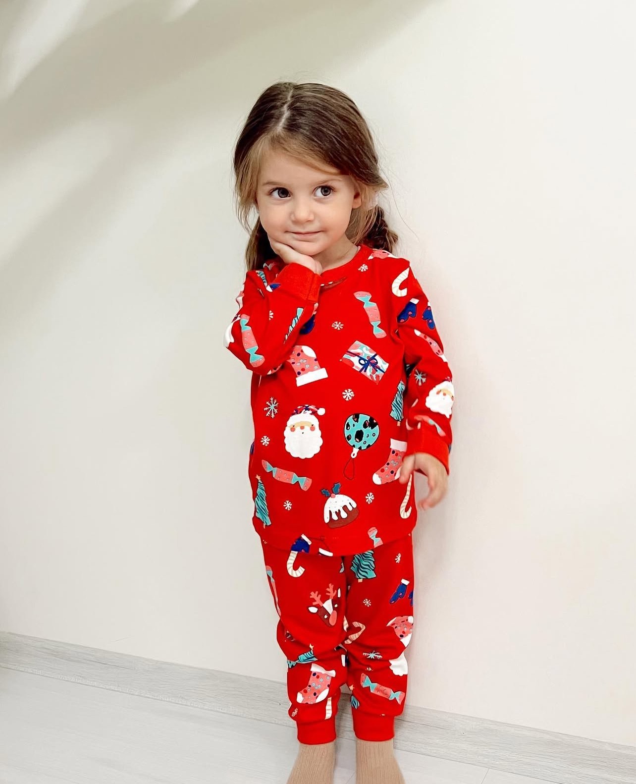 Yılbaşı temalı pijama takımı  I unisex