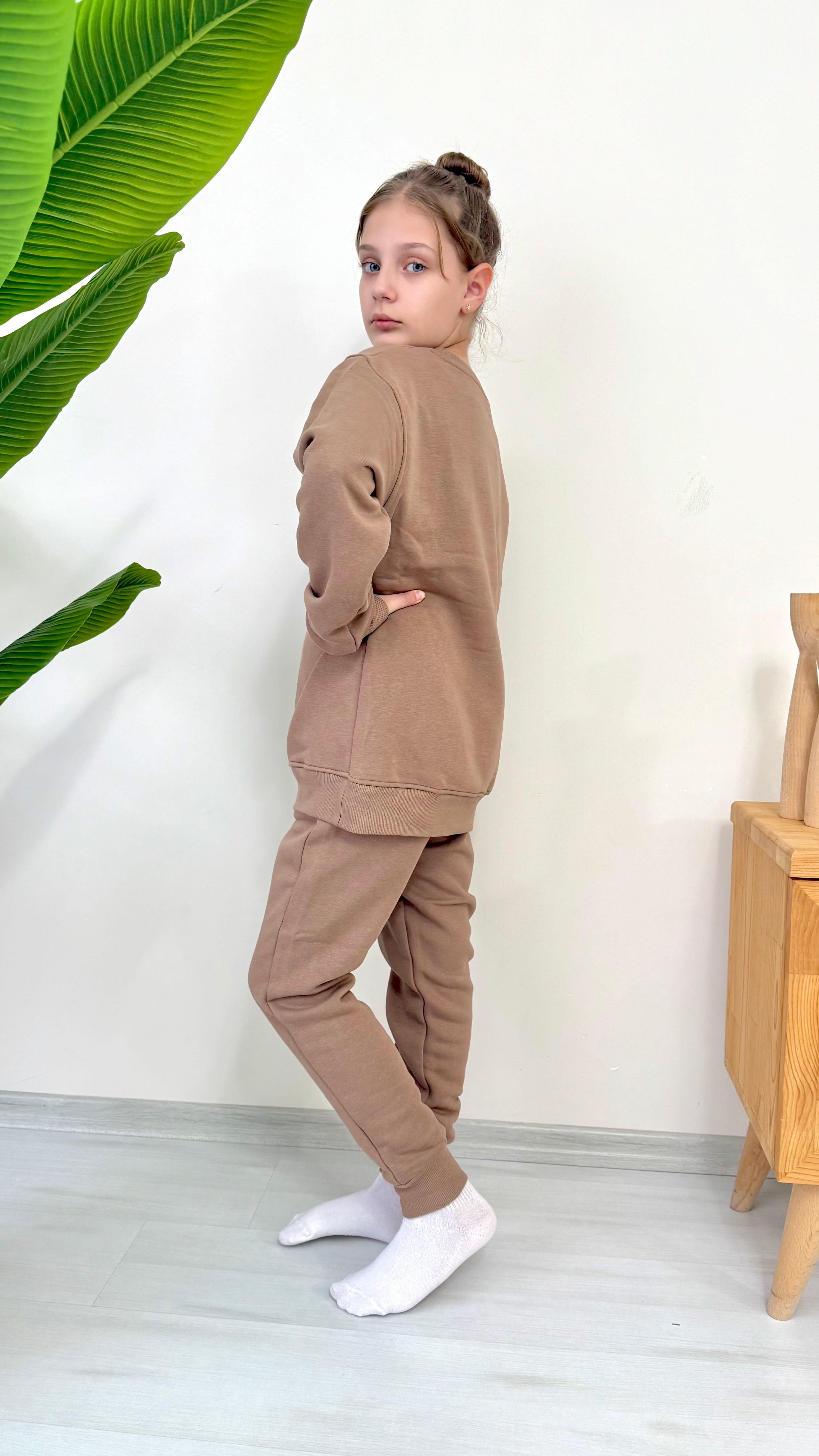 KAHVE LACİEL TAKIM (6-14 YAŞ)
