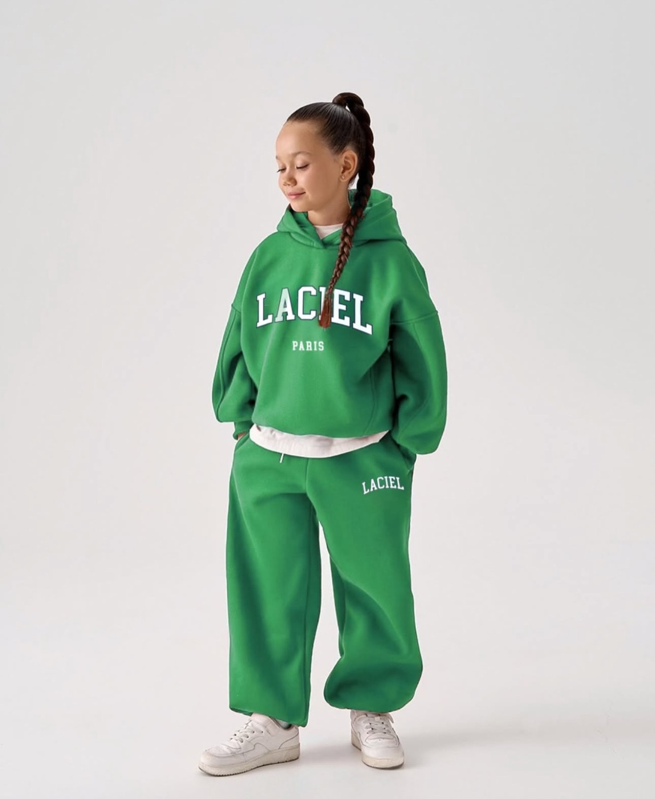 KAPŞONLU YEŞİL LACİEL TAKIM