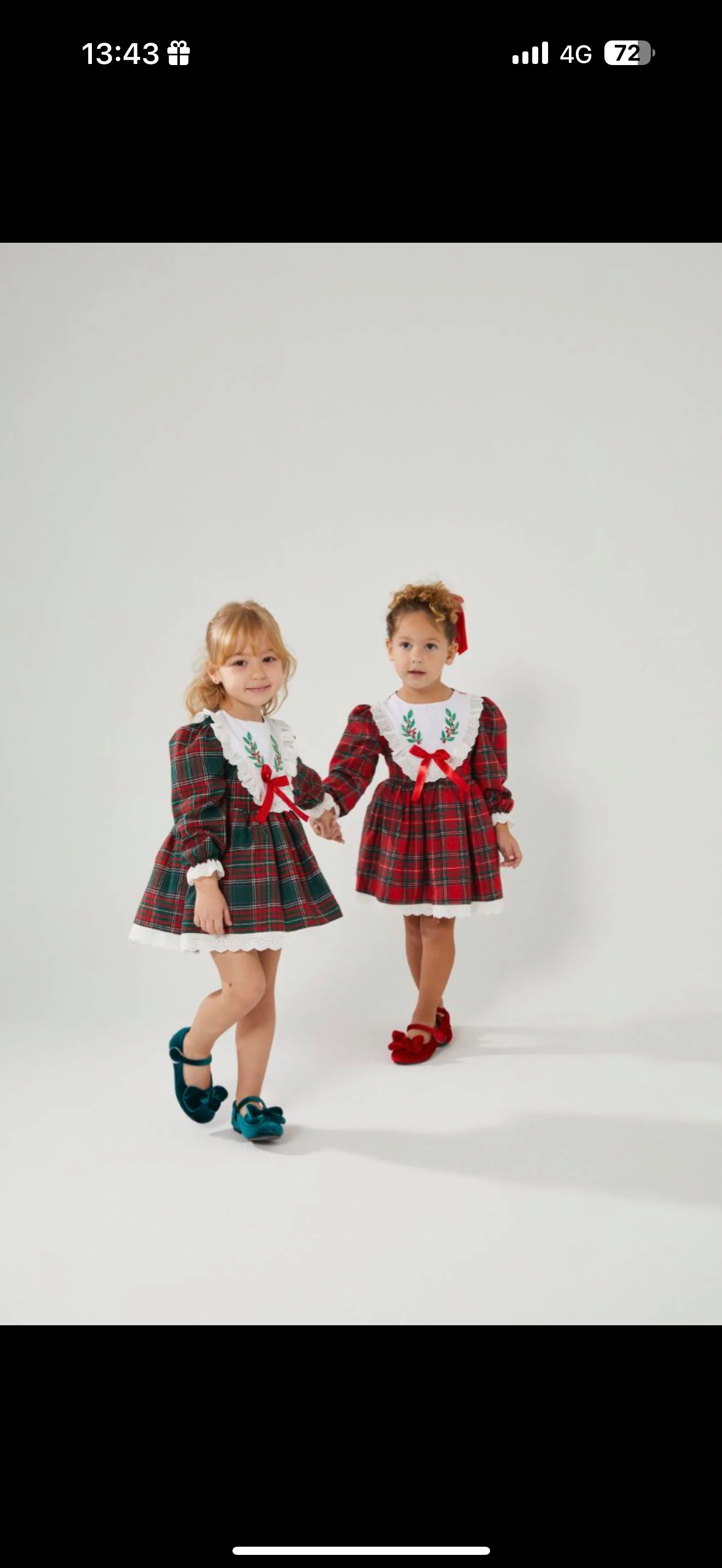 KIRMIZI EKOSE ELBİSE