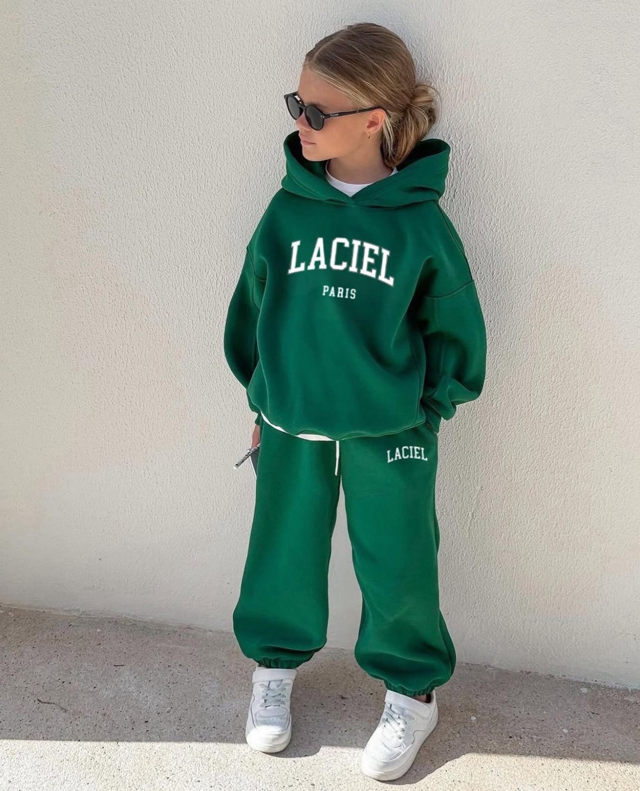 KAPŞONLU YEŞİL LACİEL TAKIM