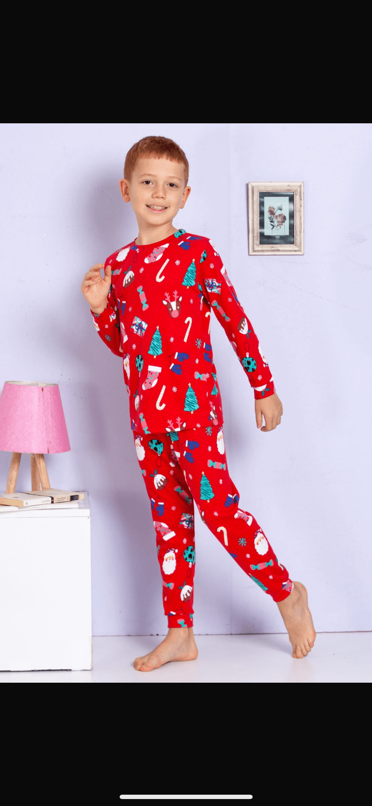 Yılbaşı temalı pijama takımı  I unisex