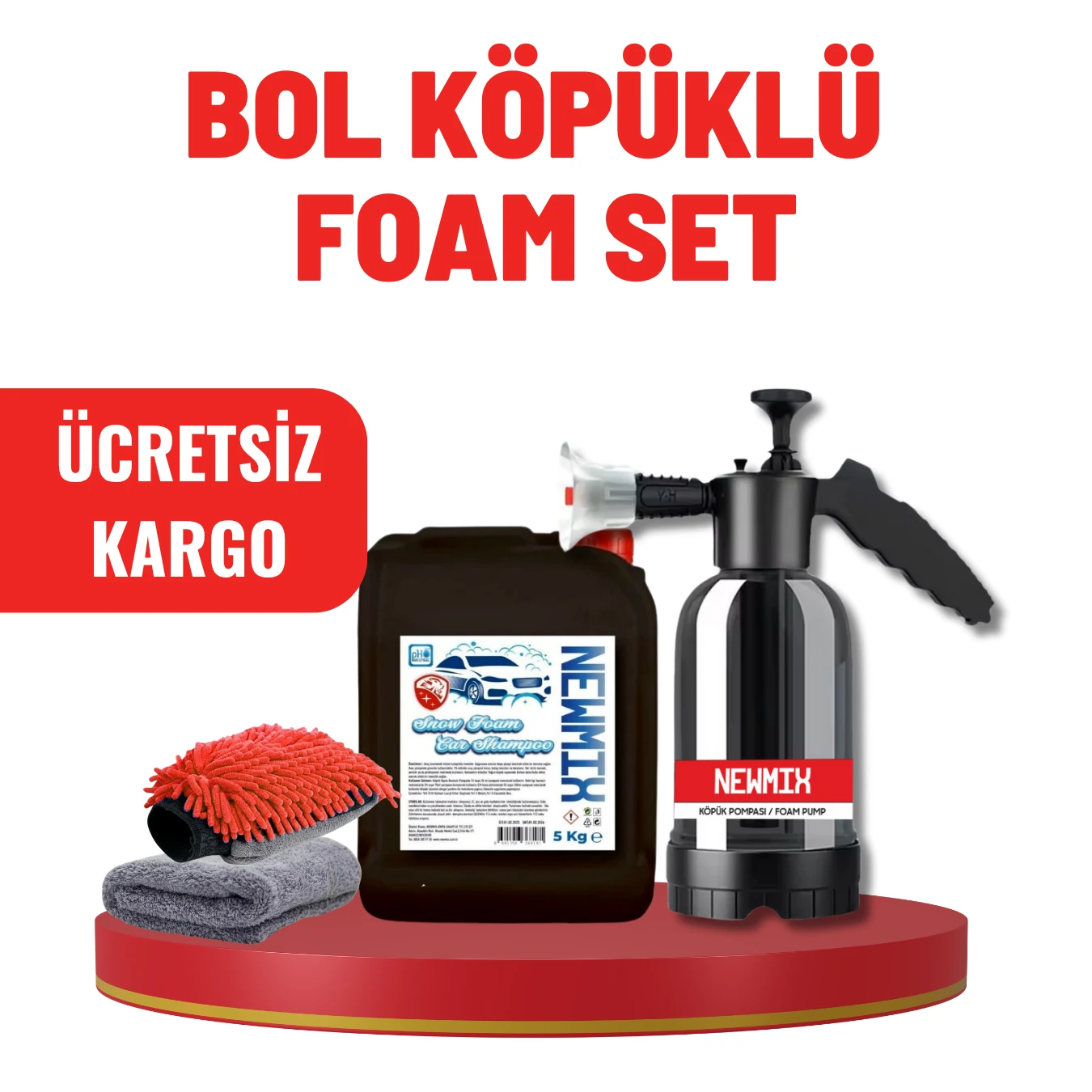 Bol Köpüklü Foam Set