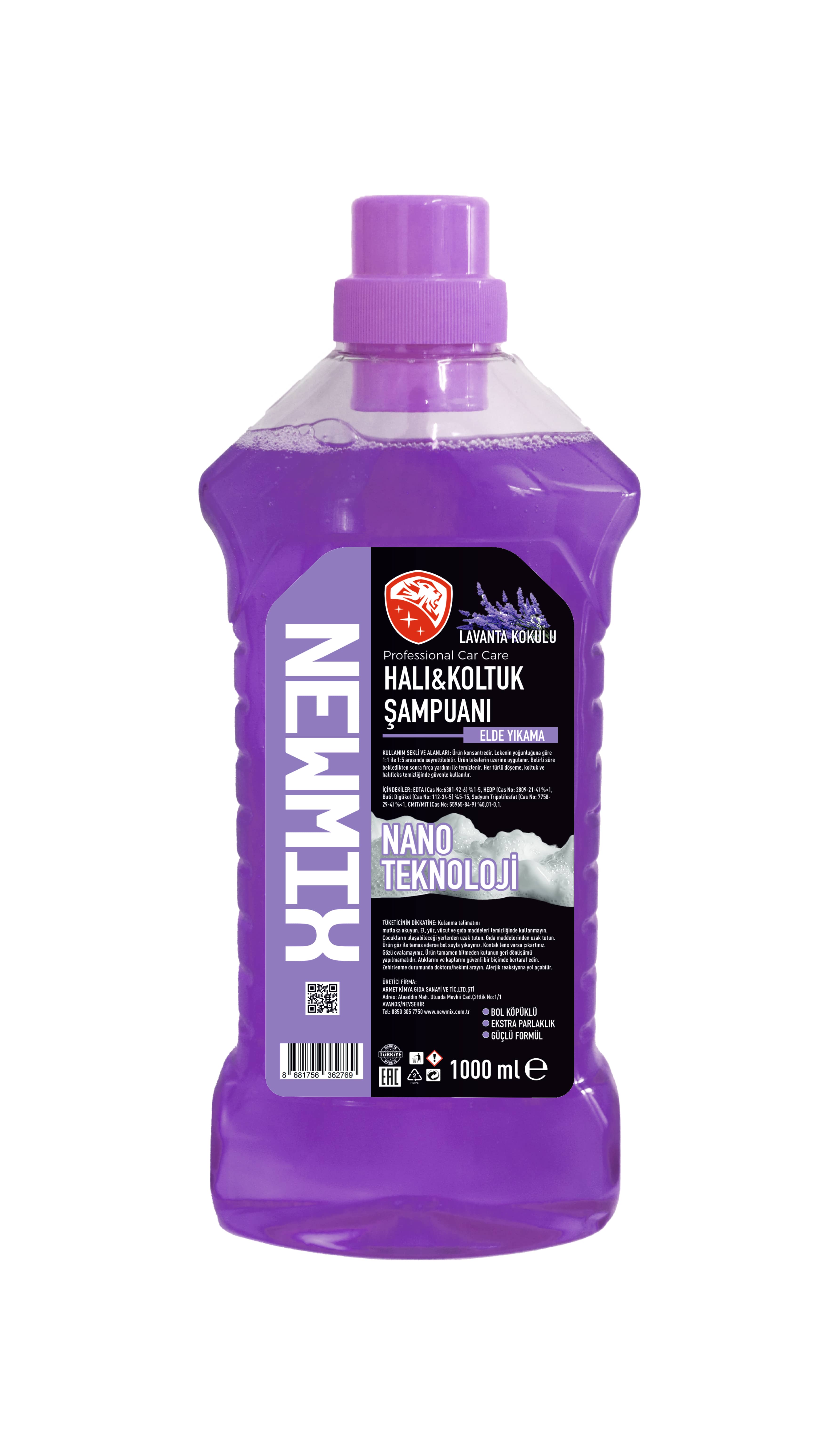 Newmix Halı&Koltuk Şampuanı 1 Kg (Elde Yıkama)
