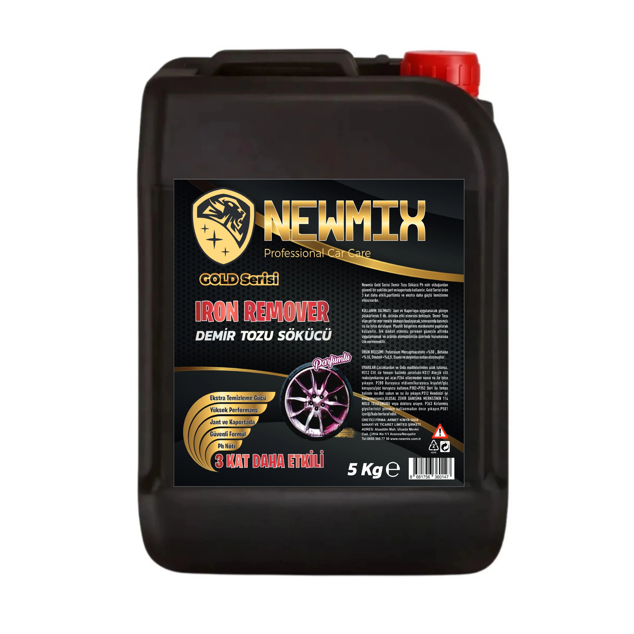 Newmix Gold Serisi Demir Tozu Sökücü 5 KG