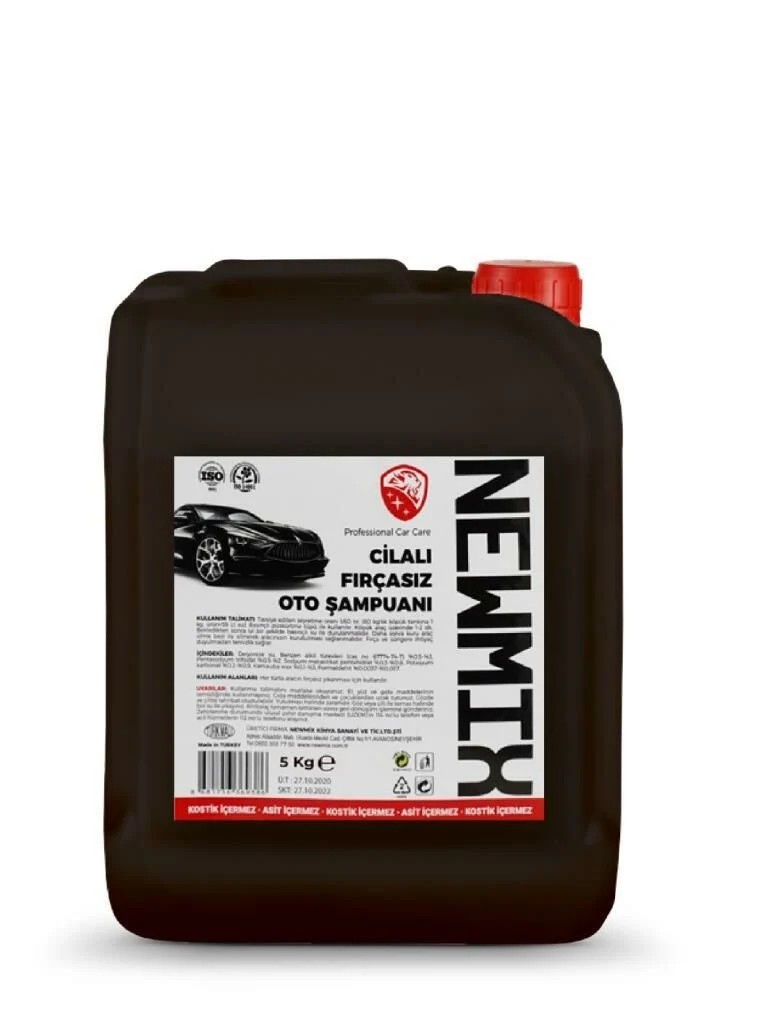 Newmix Cilalı Fırçasız Oto Şampuanı 5KG