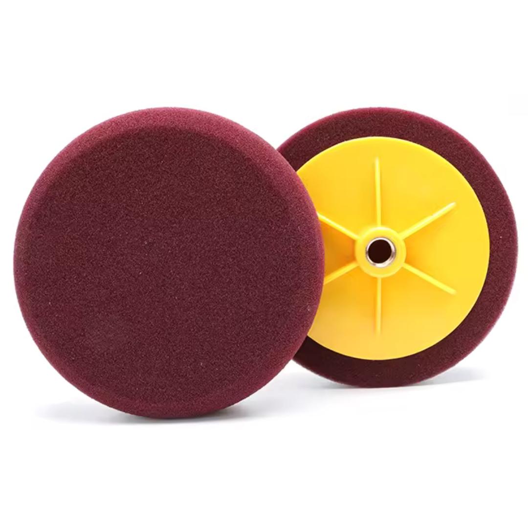Aplikatörlü Pasta Cila Süngeri 6 İnç 150 MM (Bordo)