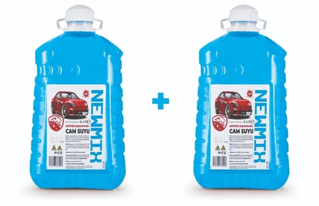 Newmix 2 Adet 5LT Antifirizli Cam Suyu -22°C