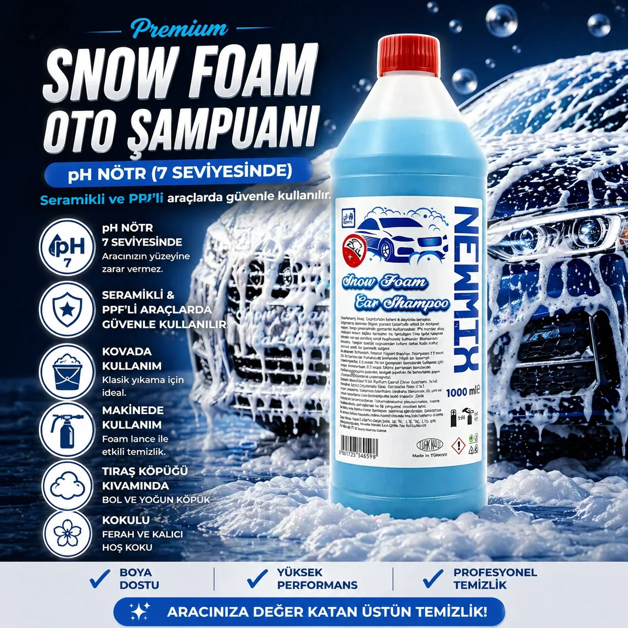 Newmix Snow Foam Car Shampoo 1000ml