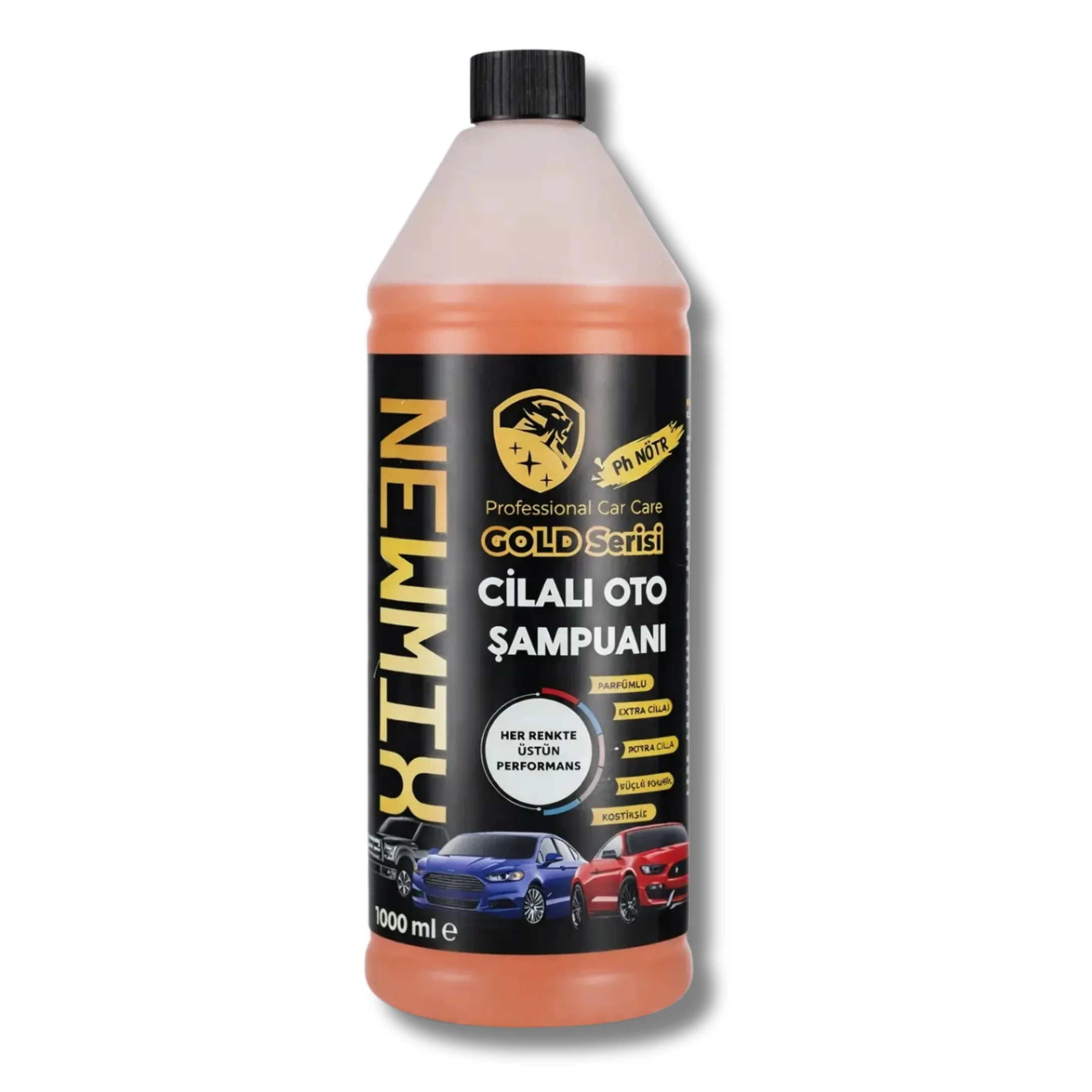 Newmix Gold Serisi Cilalı Oto Şampuanı 1000 ml