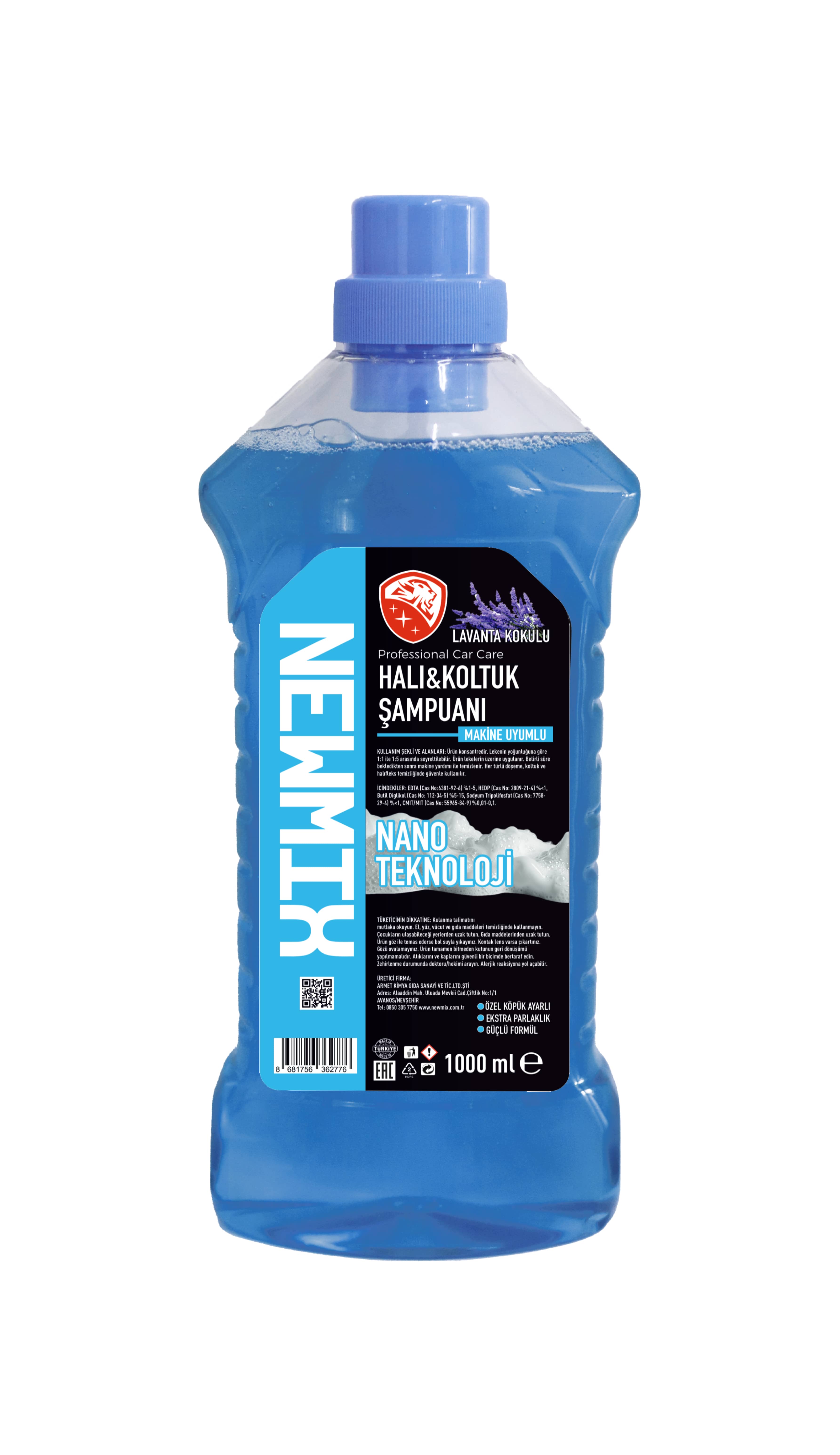 Newmix Halı&Koltuk Şampuanı 1 Kg (Makinede Yıkama)
