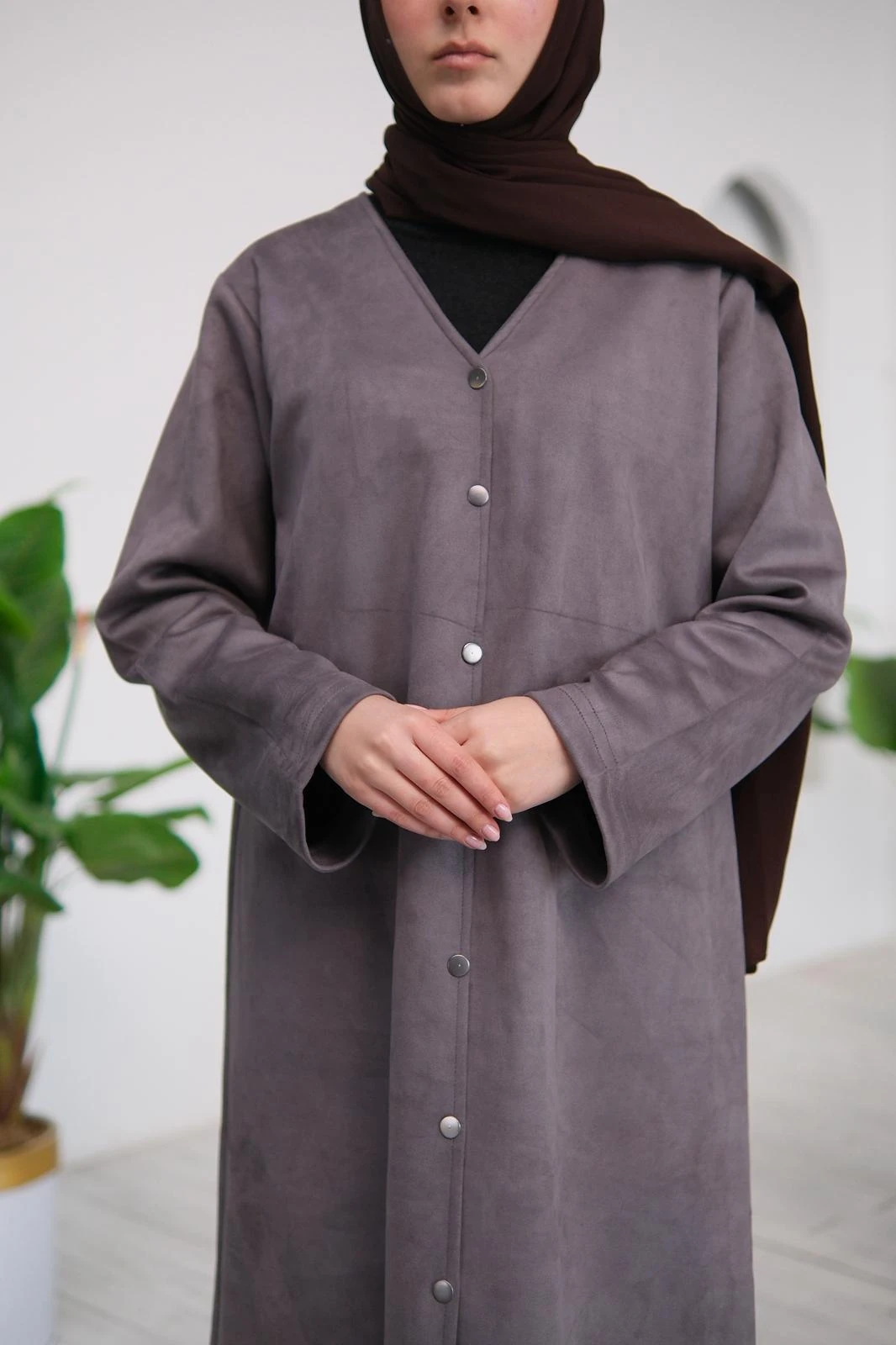 MİLENA SÜET FERACE - Gri