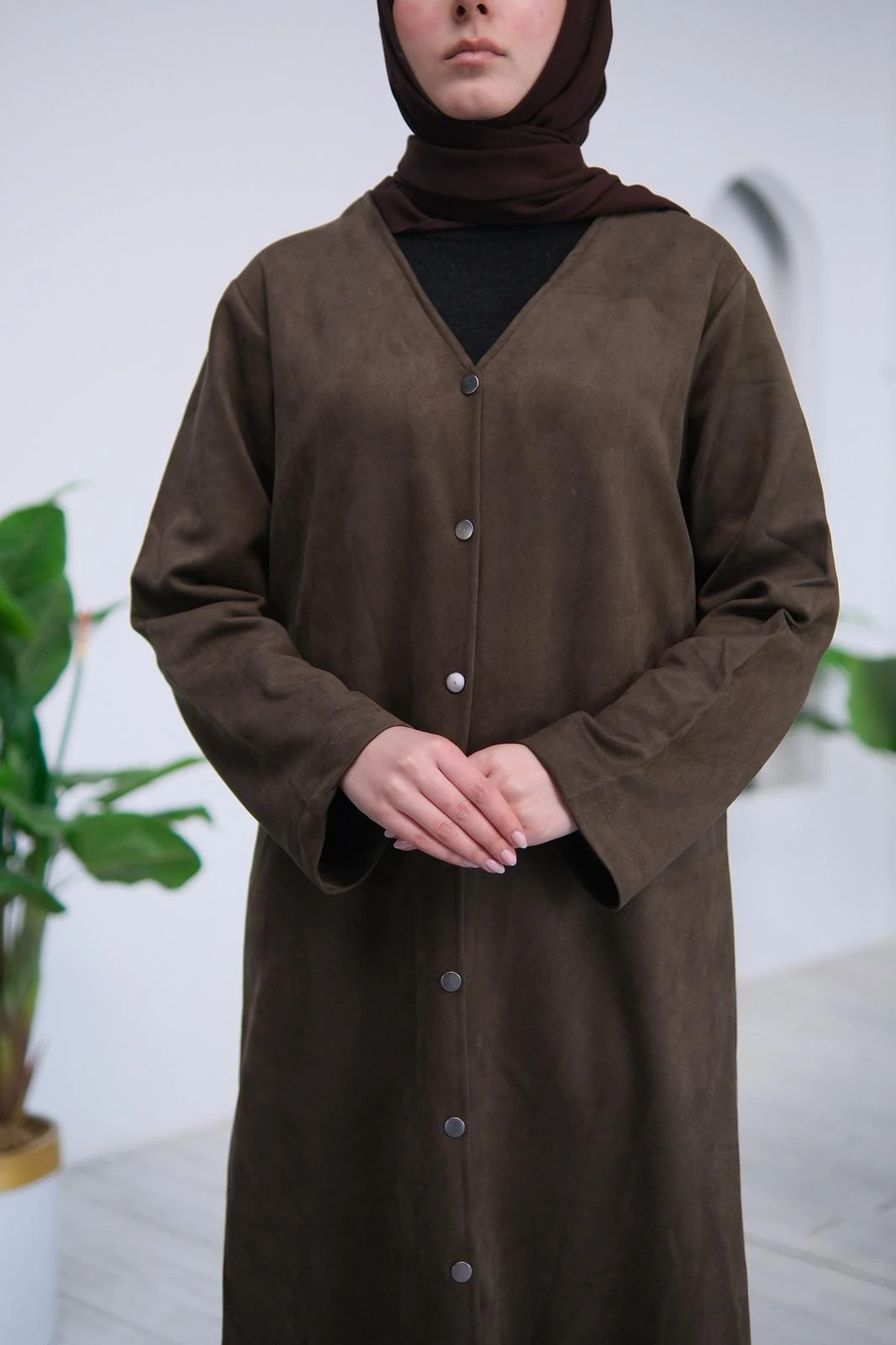 MİLENA SÜET FERACE - Haki