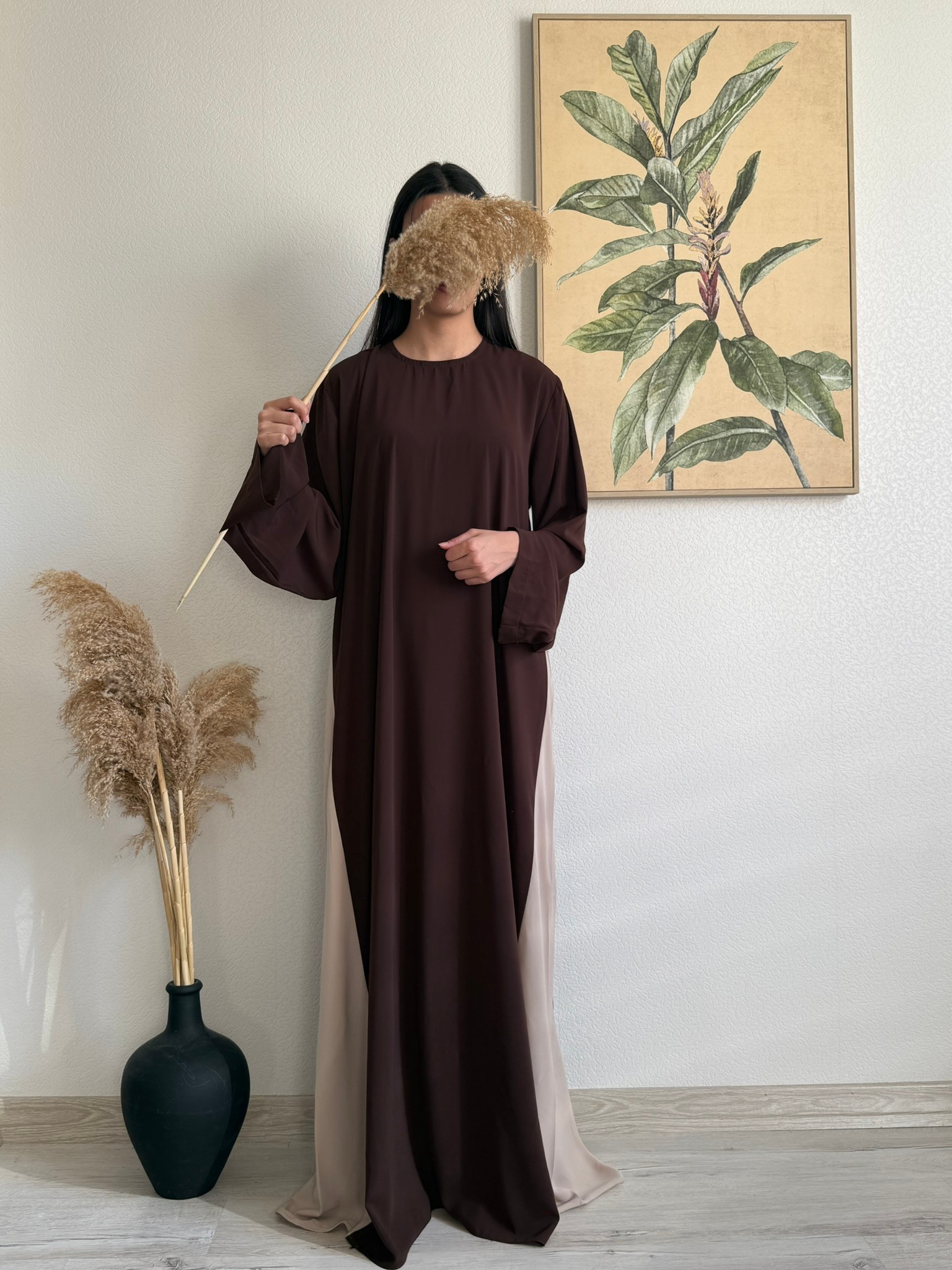 ÇİFT RENK ELBİSE/FERACE