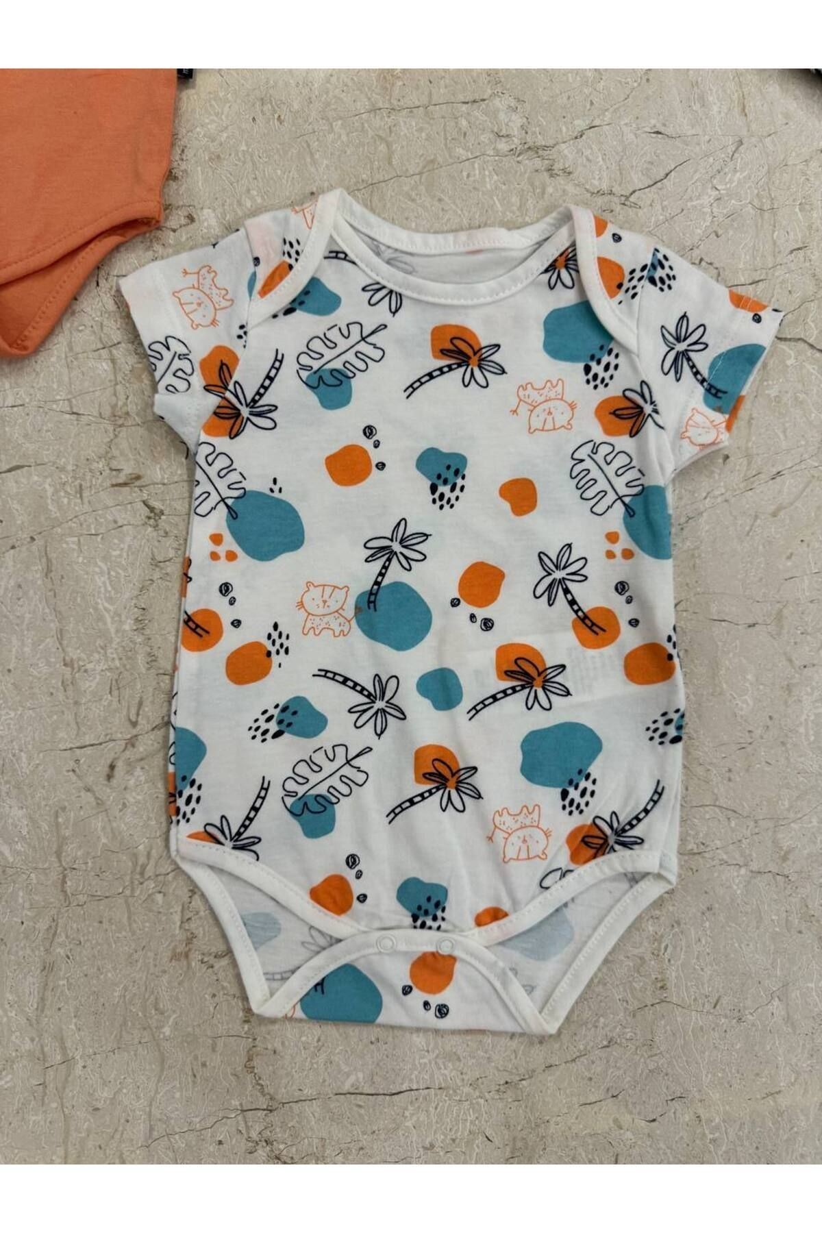 Bebek Yarım Kollu, Alttan Çıtçıtlı 2li Body