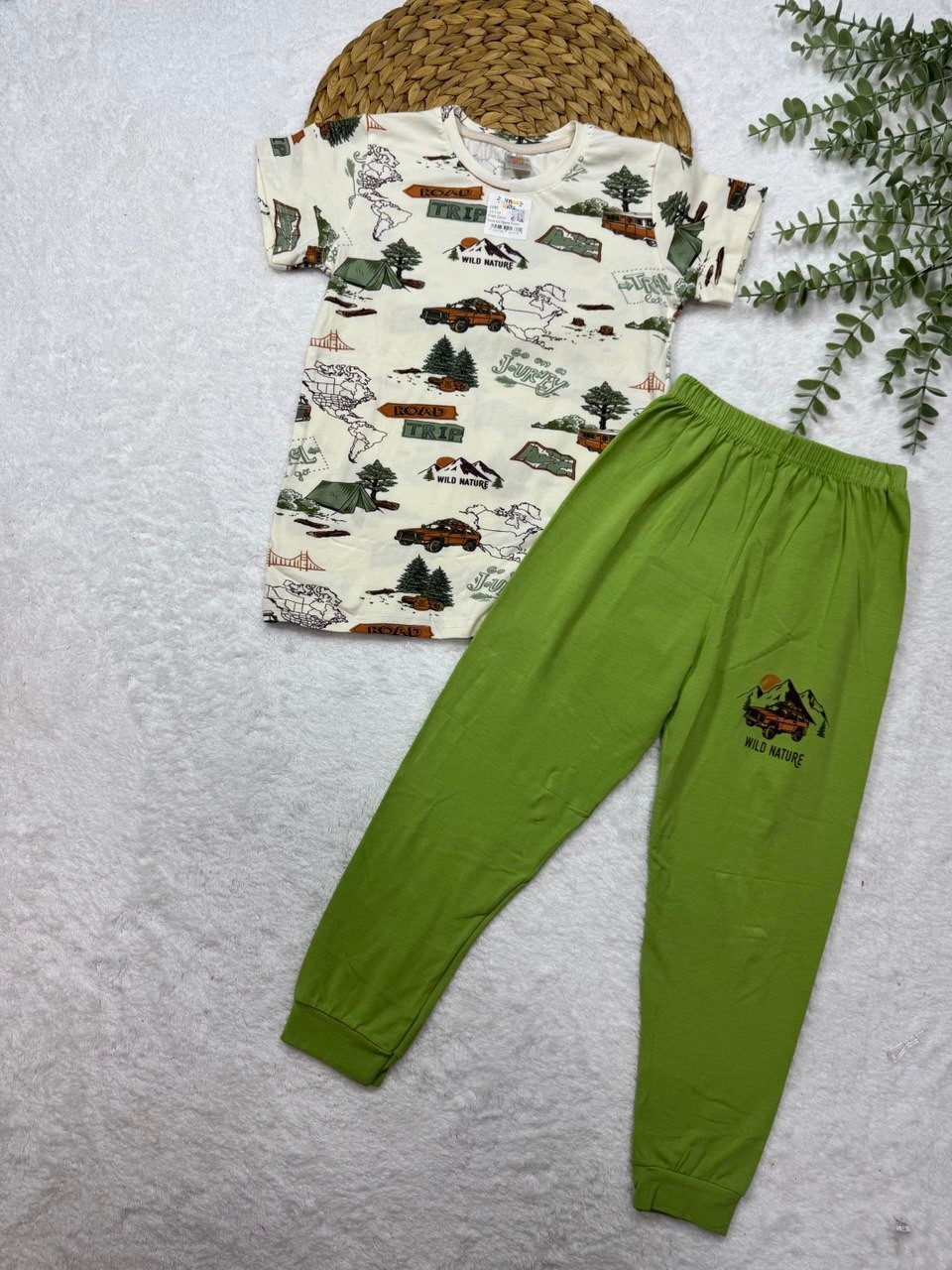 Erkek Çocuk %100 Pamuk Pijama Takımı