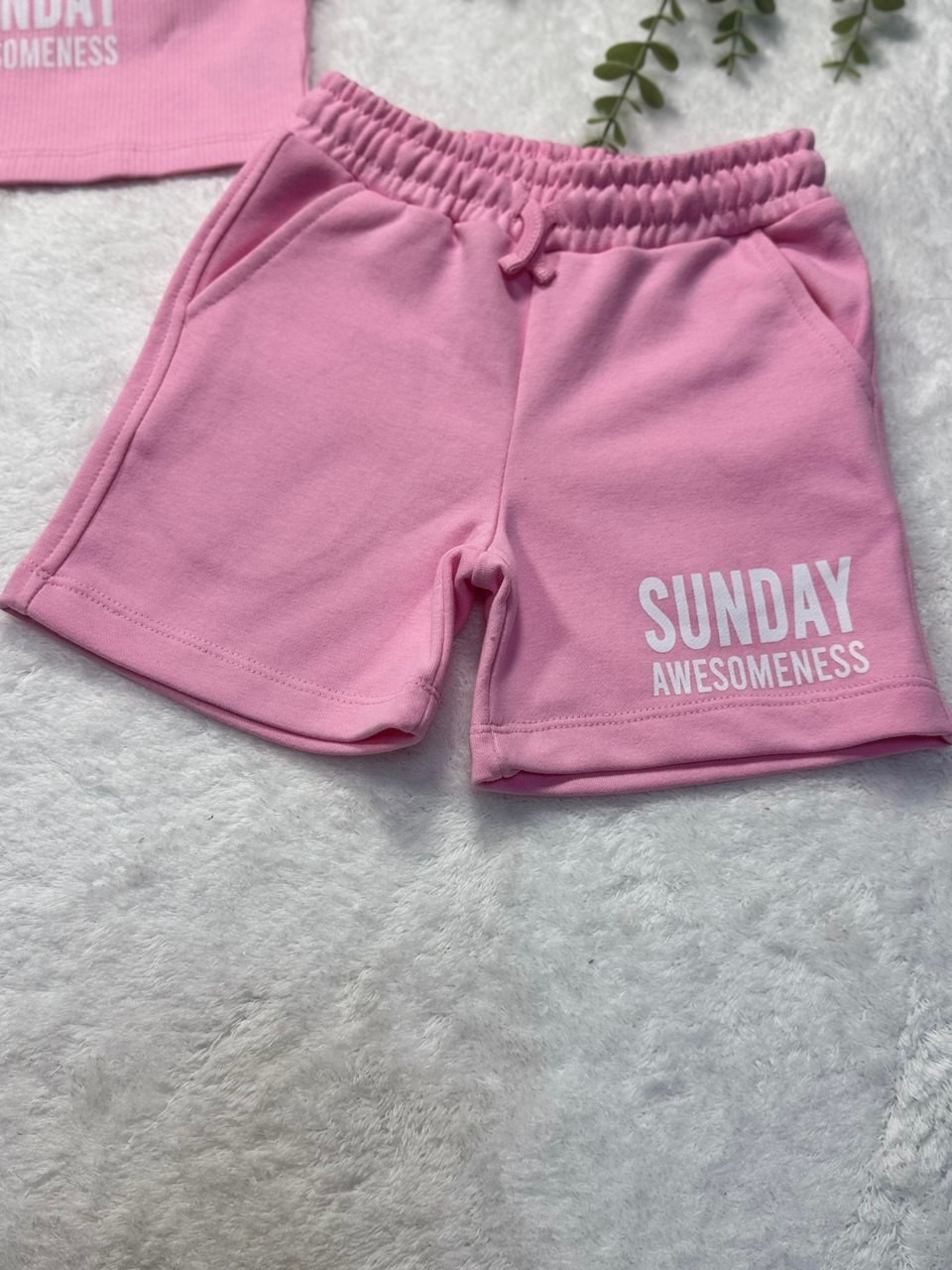 Kız Çocuk Spor Crop Alt Üst Takım