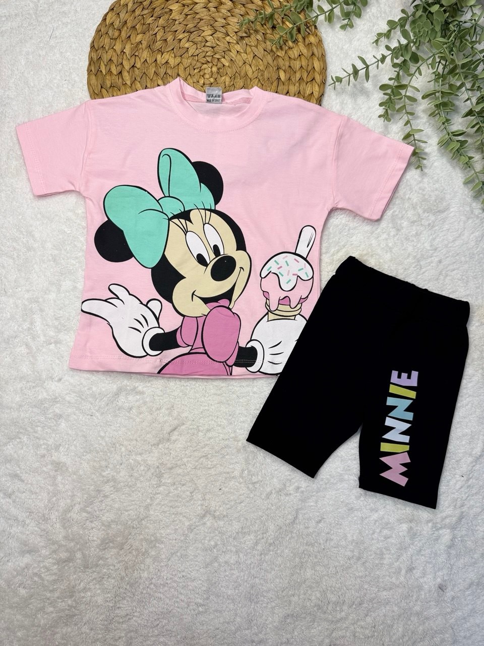 Kız Çocuk Minnie Mouse Takım