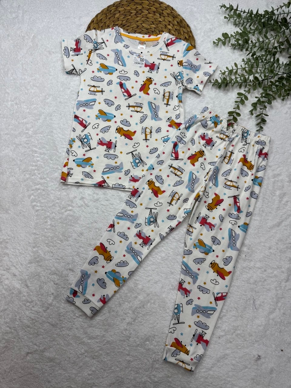 Erkek Çocuk %100 Pamuk Pijama Takımı