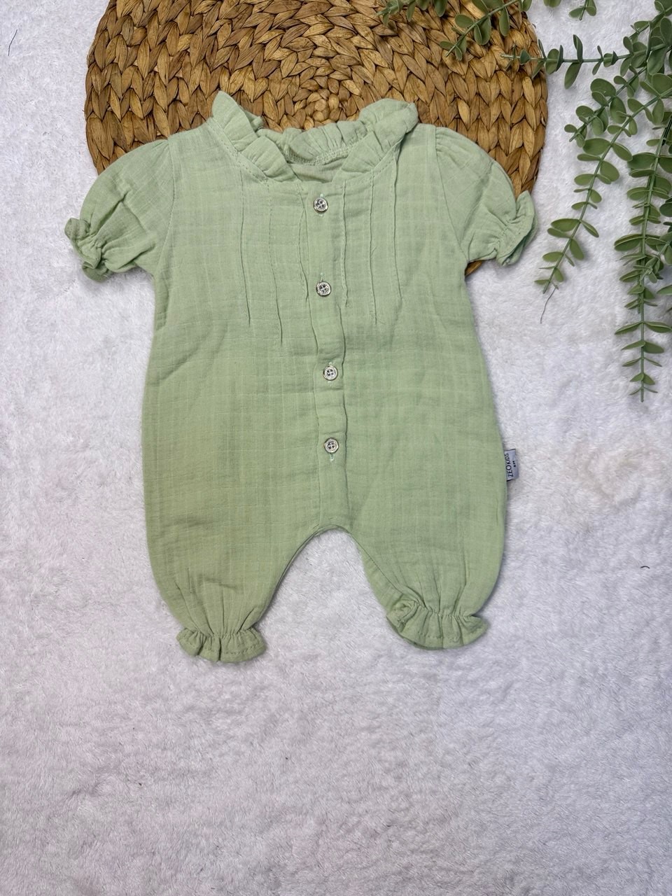 Kız Bebek Müslin Tulum