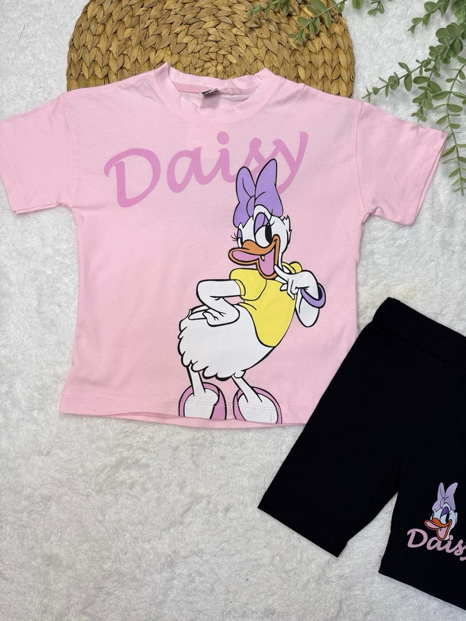Kız Çocuk Daisy Baskılı 2li Takım