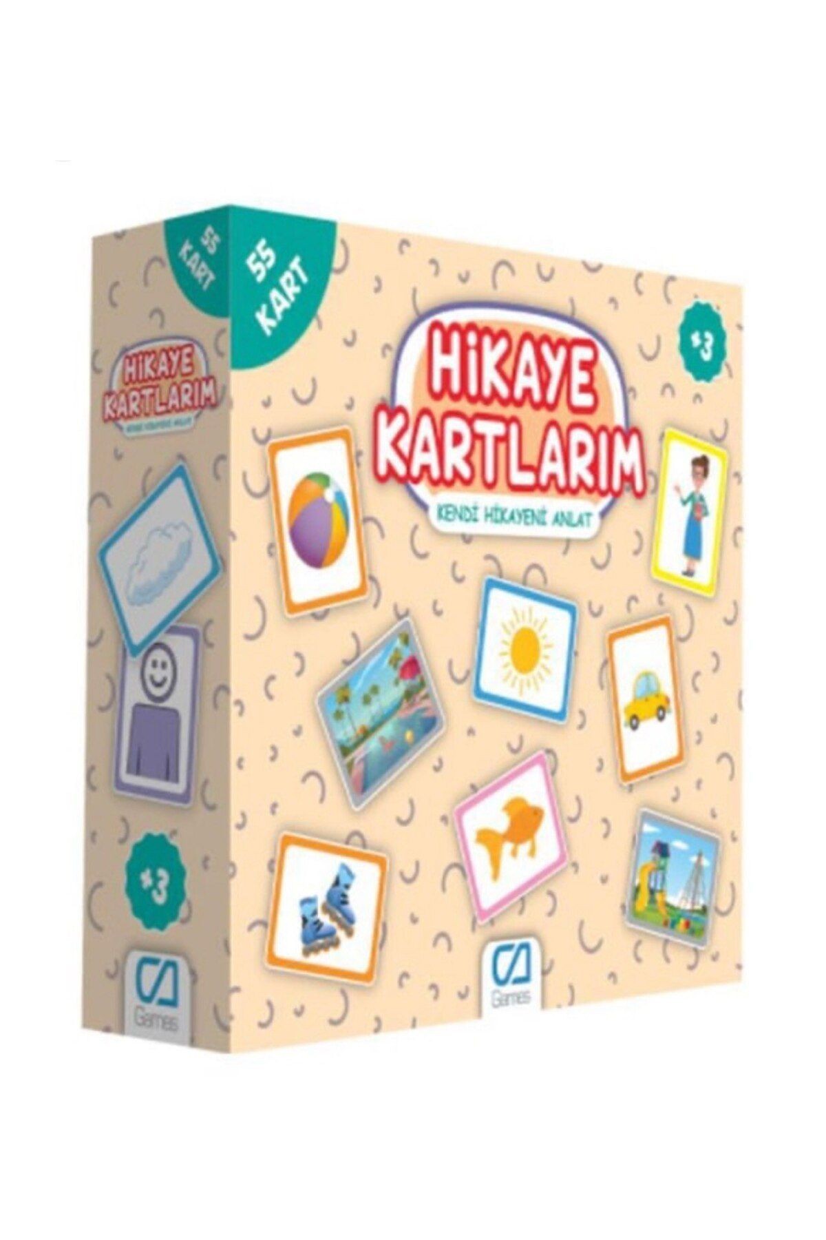 HİKAYE KARTLARIM, KENDİ HİKAYENİ ANLAT, +3, 55 KART